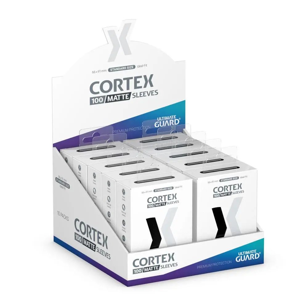 Ultimate Guard Cortex Obaly Standardní Velikost Matná Černá (100 kusů) fotografii produktu