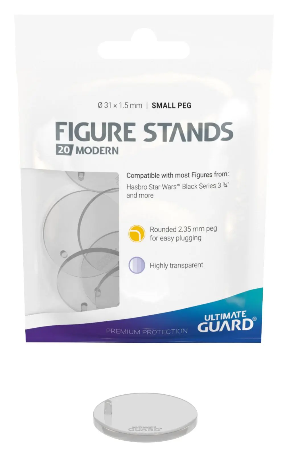 Ultimate Guard Stojany pro figurky Small Peg Modern (20 kusů) fotografii produktu