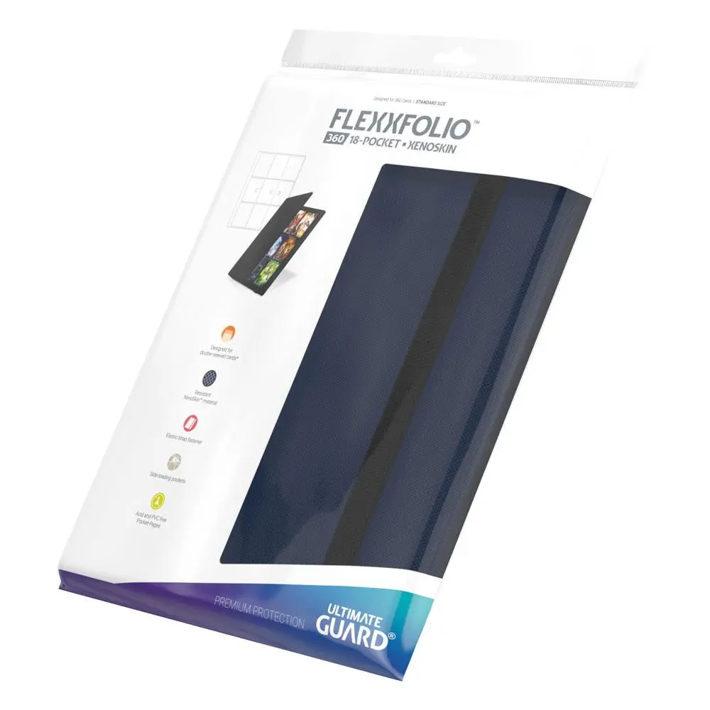 Ultimate Guard Flexxfolio 360 - 18 kapes XenoSkin Blue fotografii produktu