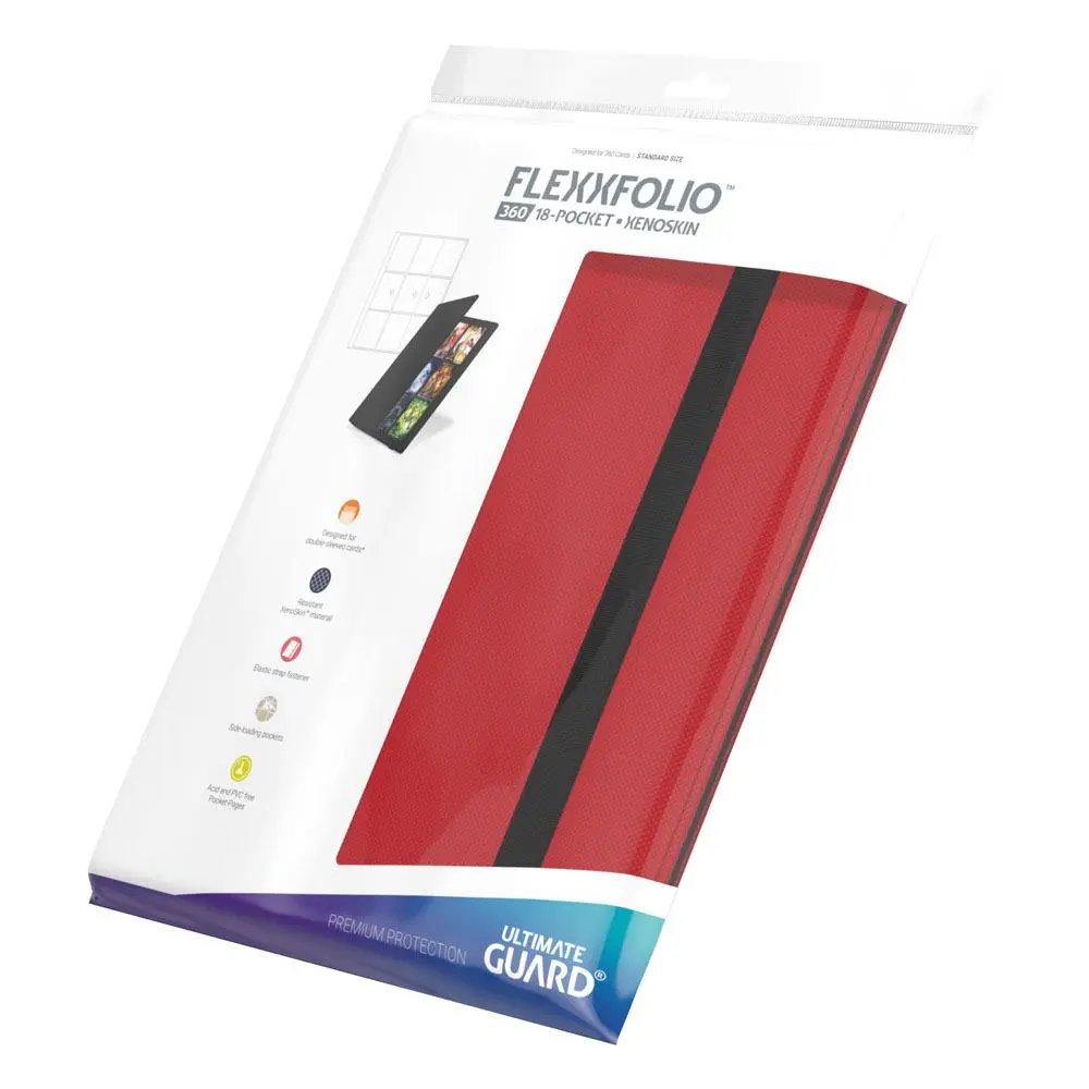 Ultimate Guard Flexxfolio 360 - 18-kapes XenoSkin Červený fotografii produktu