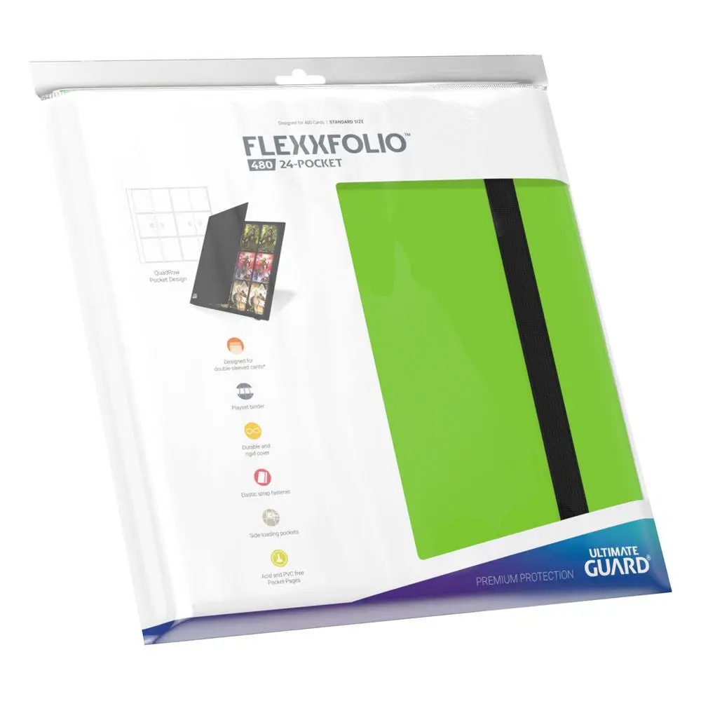 Ultimate Guard Flexxfolio 480 - 24 kapes (čtyřřadá) - světle zelená fotografii produktu