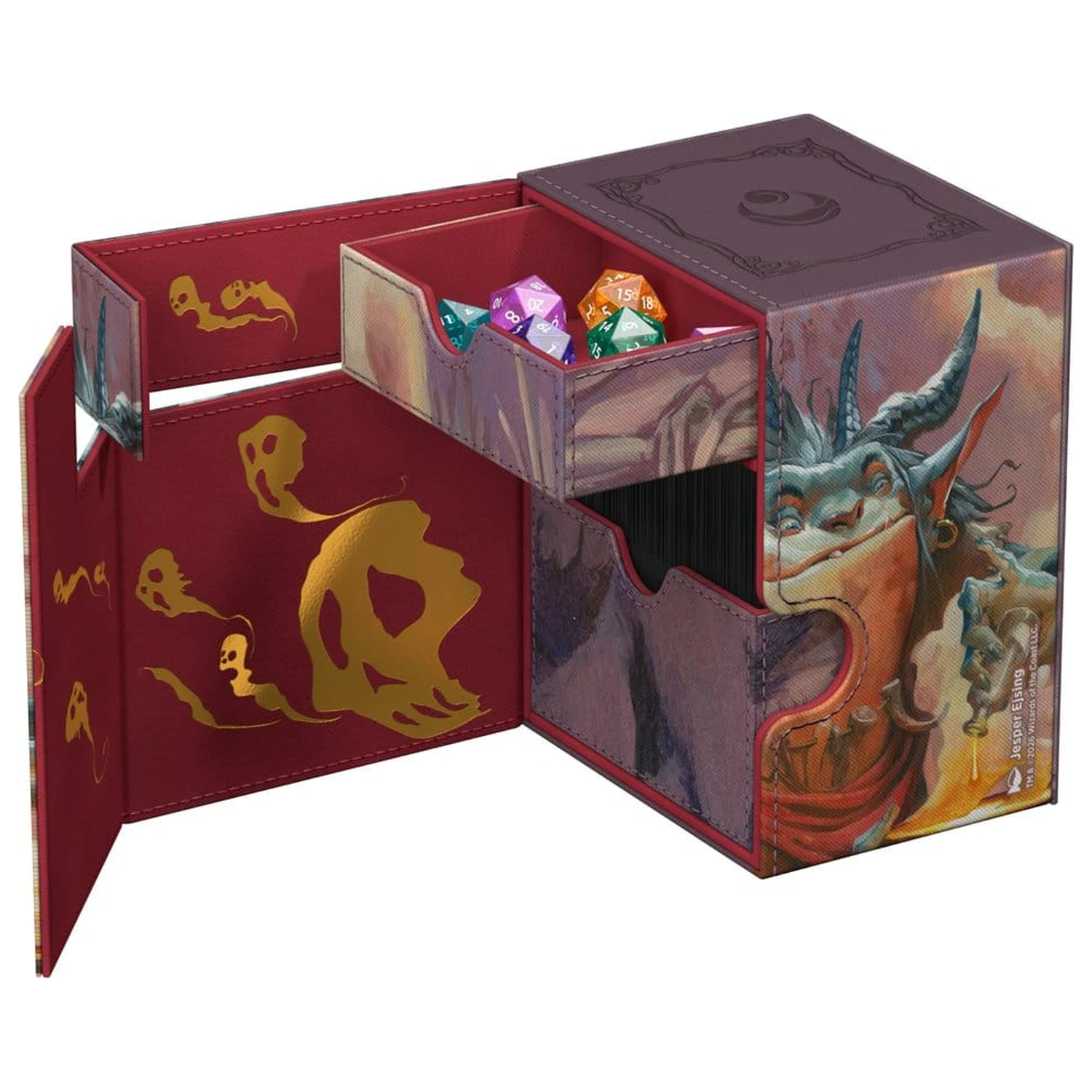 Ultimate Guard Flip'n'Tray 133+ Xenoskin Magic: The Gathering "Lorwyn Eclipsed" - Grub, Storied Matriarch fotografii produktu
