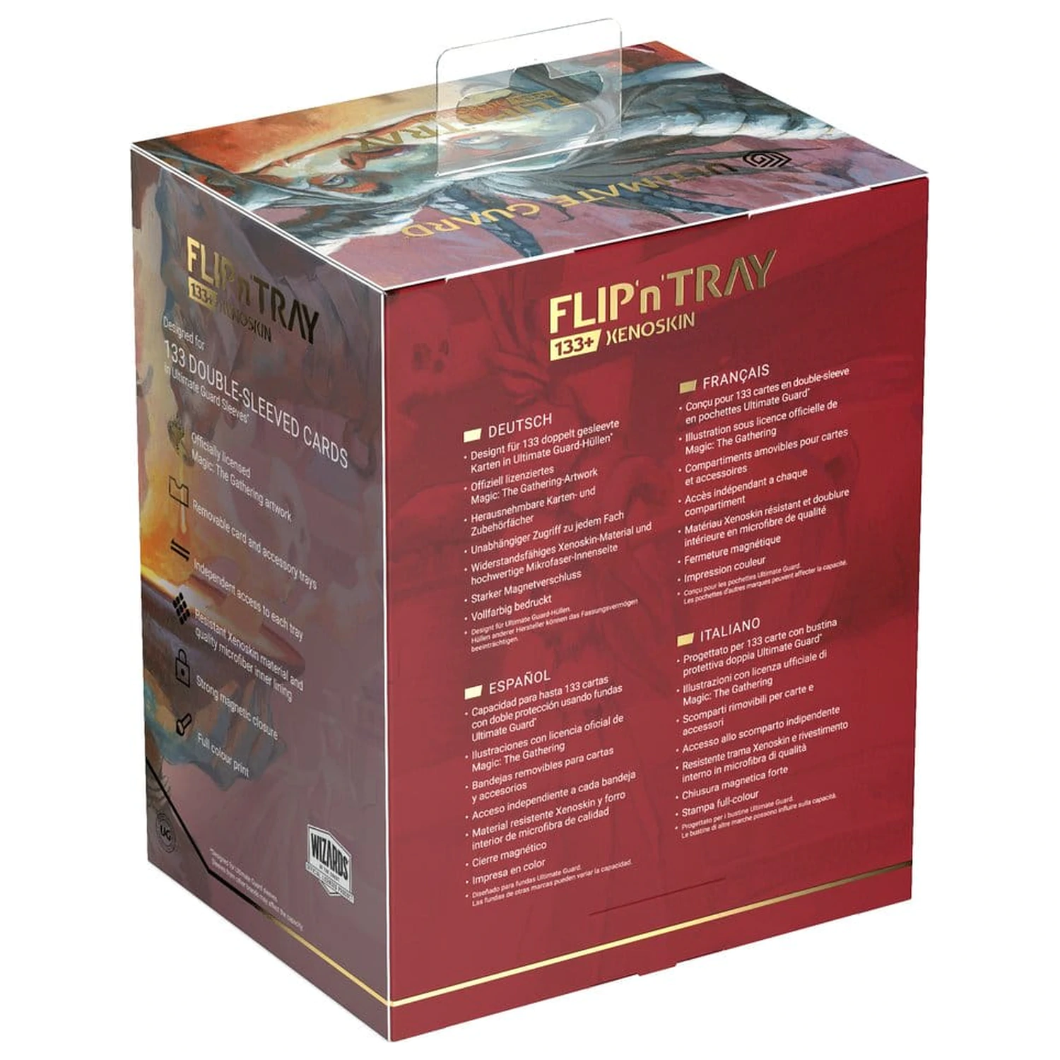 Ultimate Guard Flip'n'Tray 133+ Xenoskin Magic: The Gathering "Lorwyn Eclipsed" - Grub, Storied Matriarch fotografii produktu
