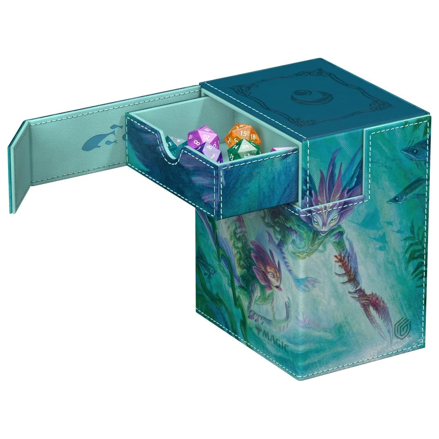 Ultimate Guard Flip'n'Tray 133+ Xenoskin Magic: The Gathering "Lorwyn Eclipsed" - Silvergill Mentor fotografii produktu