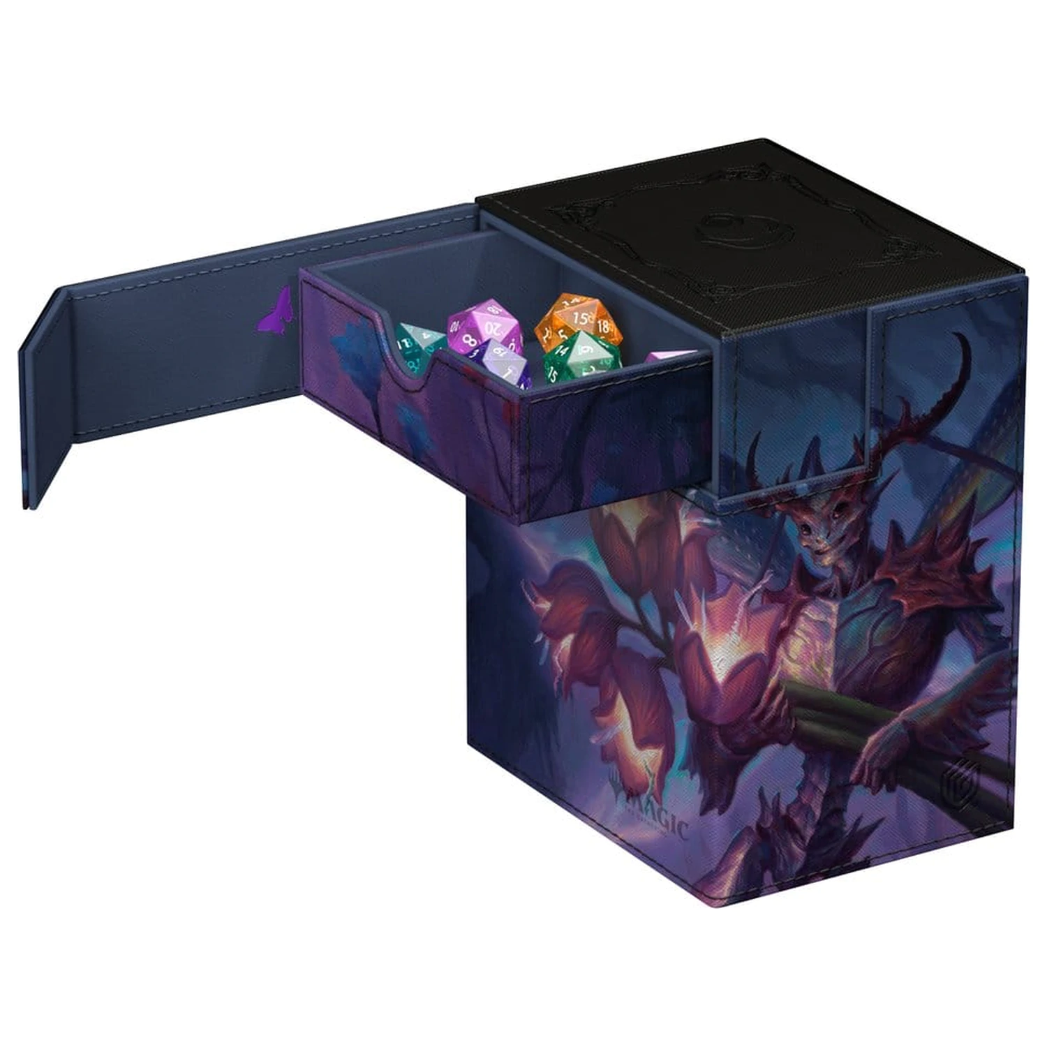 Ultimate Guard Flip'n'Tray 133+ Xenoskin Magic: The Gathering "Lorwyn Eclipsed" - Bitterbloom Bearer fotografii produktu