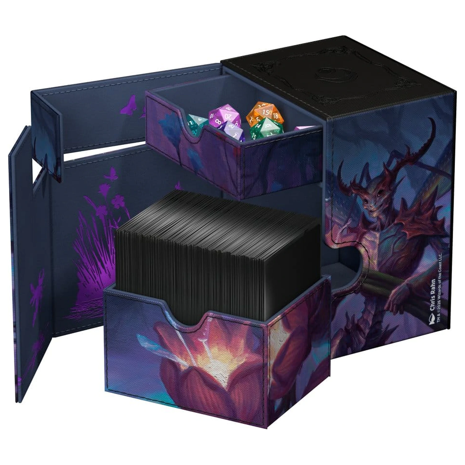 Ultimate Guard Flip'n'Tray 133+ Xenoskin Magic: The Gathering "Lorwyn Eclipsed" - Bitterbloom Bearer fotografii produktu