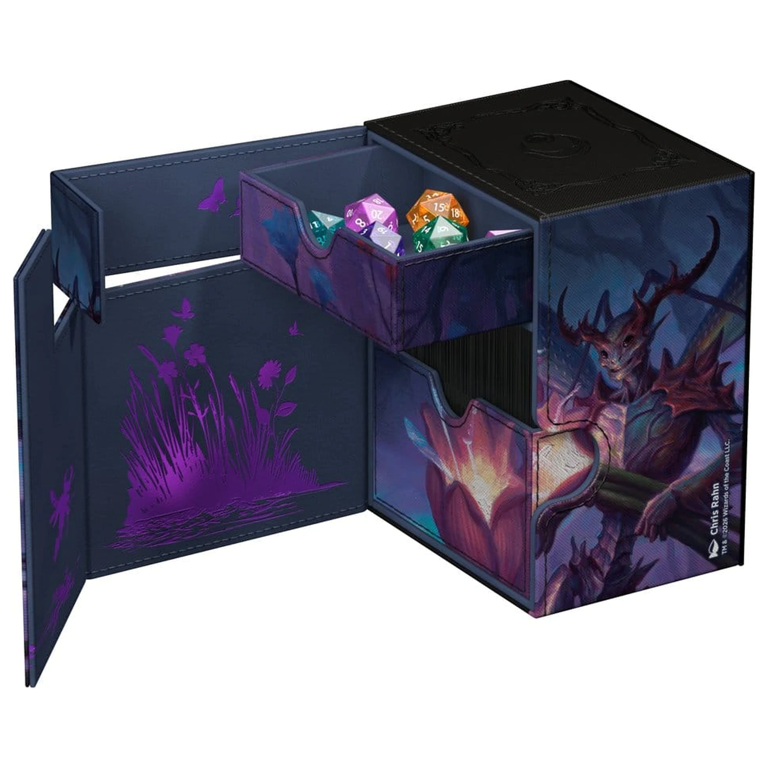 Ultimate Guard Flip'n'Tray 133+ Xenoskin Magic: The Gathering "Lorwyn Eclipsed" - Bitterbloom Bearer fotografii produktu