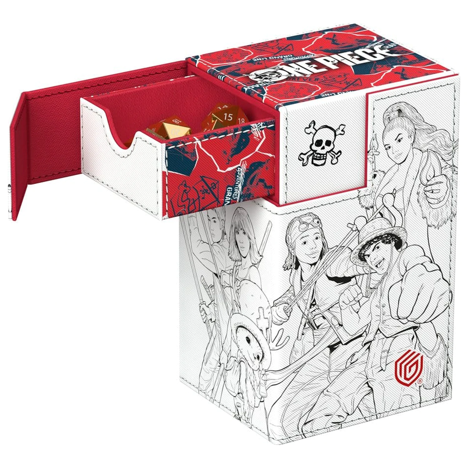 Ultimate Guard Flip'n'Tray 80+ Xenoskin One Piece - Sketch fotografii produktu