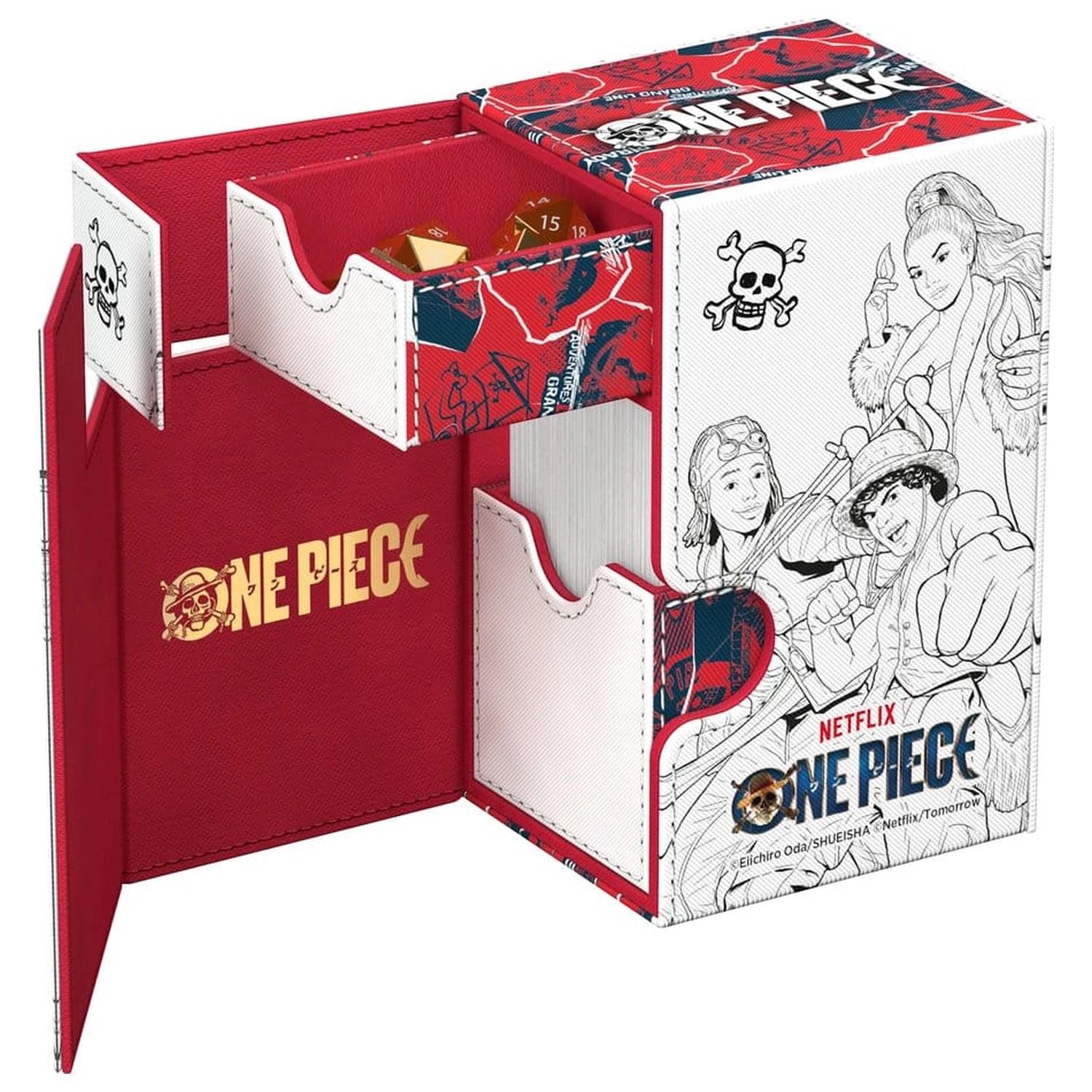 Ultimate Guard Flip'n'Tray 80+ Xenoskin One Piece - Sketch fotografii produktu