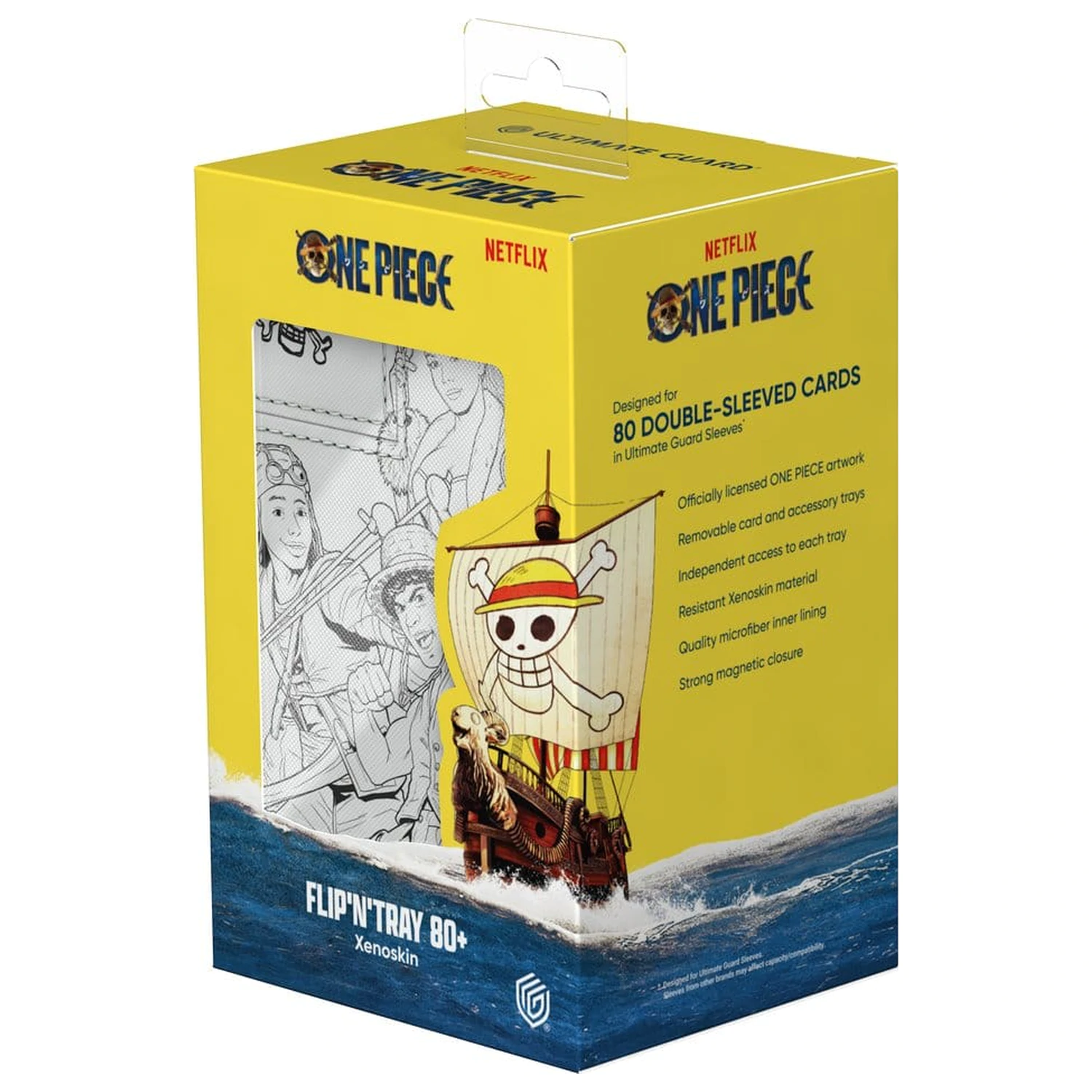 Ultimate Guard Flip'n'Tray 80+ Xenoskin One Piece - Sketch fotografii produktu