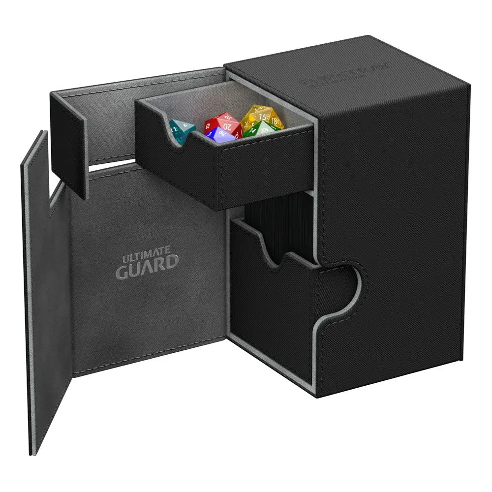 Ultimate Guard Flip´n´Tray pouzdro na balíček 100+ Standard Size XenoSkin Black fotografii produktu