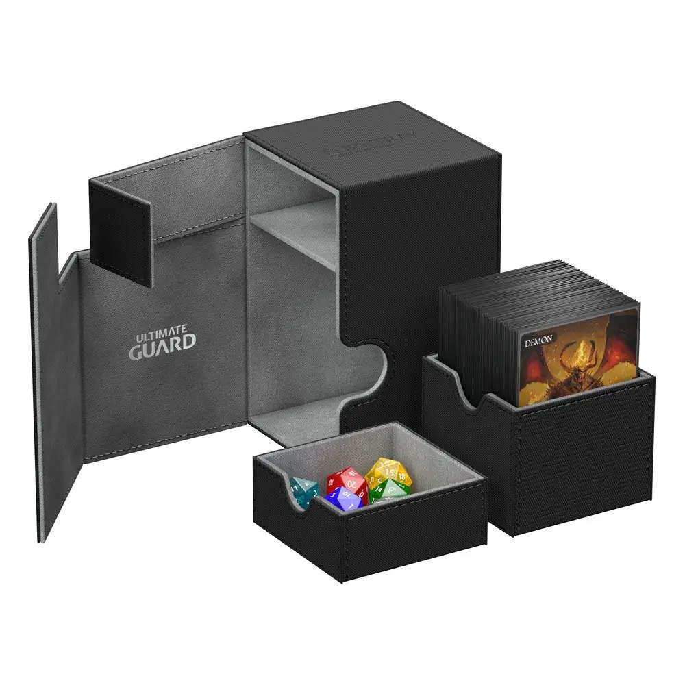Ultimate Guard Flip´n´Tray pouzdro na balíček 100+ Standard Size XenoSkin Black fotografii produktu
