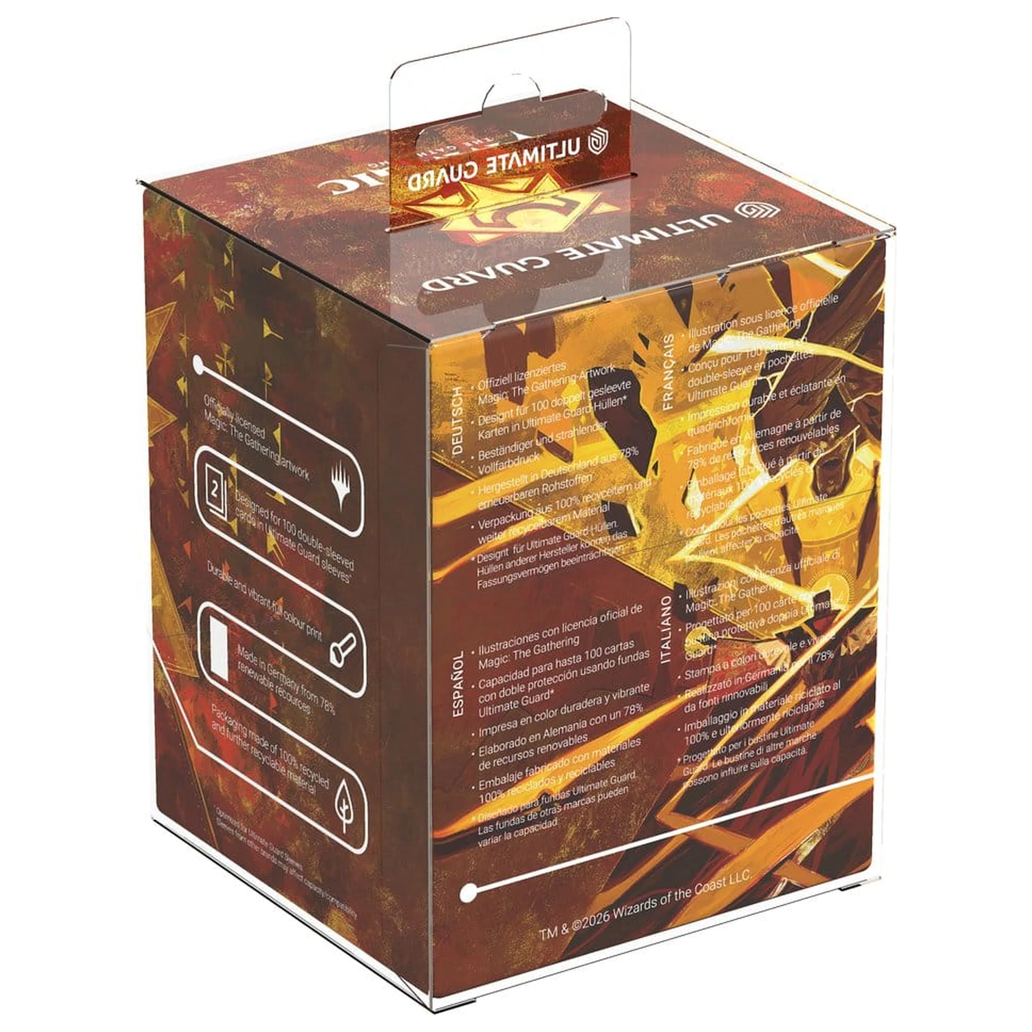 Ultimate Guard RTE Boulder 100+ Magic: The Gathering "Secrets of Strixhaven" - Lorehold fotografii produktu