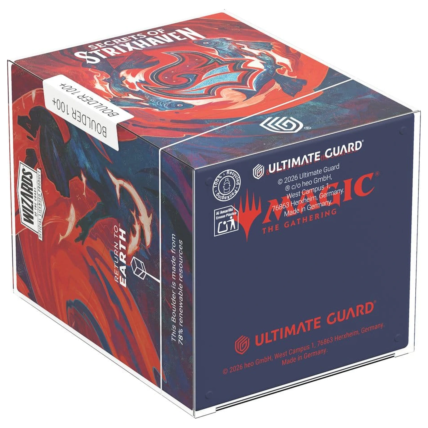 Ultimate Guard RTE Boulder 100+ Magic: The Gathering "Secrets of Strixhaven" - Prismari fotografii produktu