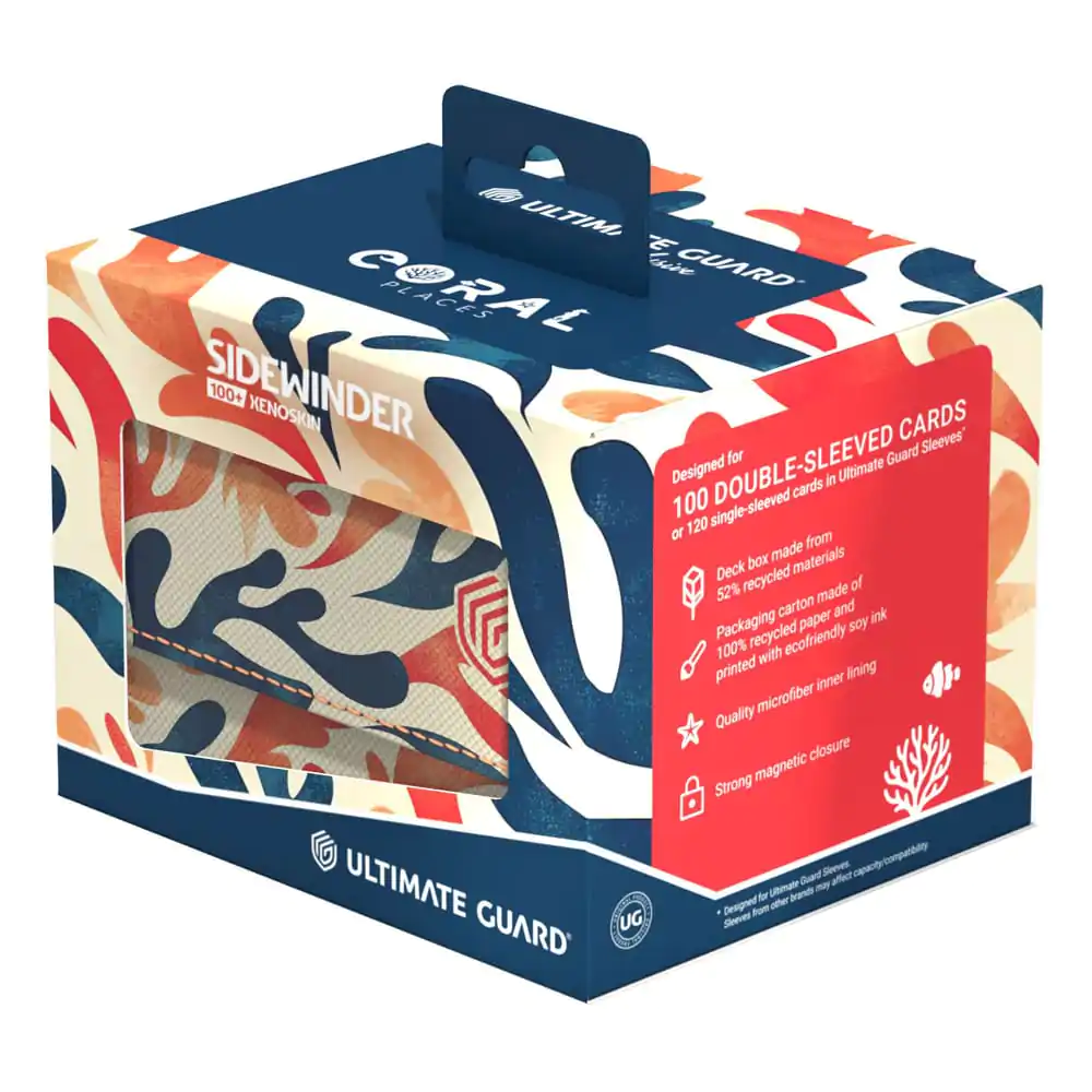 Ultimate Guard Sidewinder 100+ Xenoskin 2025 Exclusive "Coral Places" - Mellow Sea - krabička na karty fotografii produktu