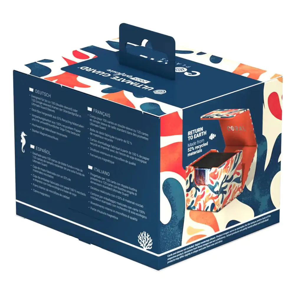 Ultimate Guard Sidewinder 100+ Xenoskin 2025 Exclusive "Coral Places" - Mellow Sea - krabička na karty fotografii produktu