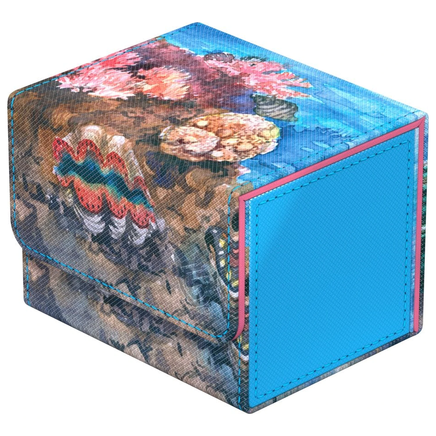 Ultimate Guard Sidewinder 100+ Xenoskin "Coral Places" - Seablue Hush fotografii produktu