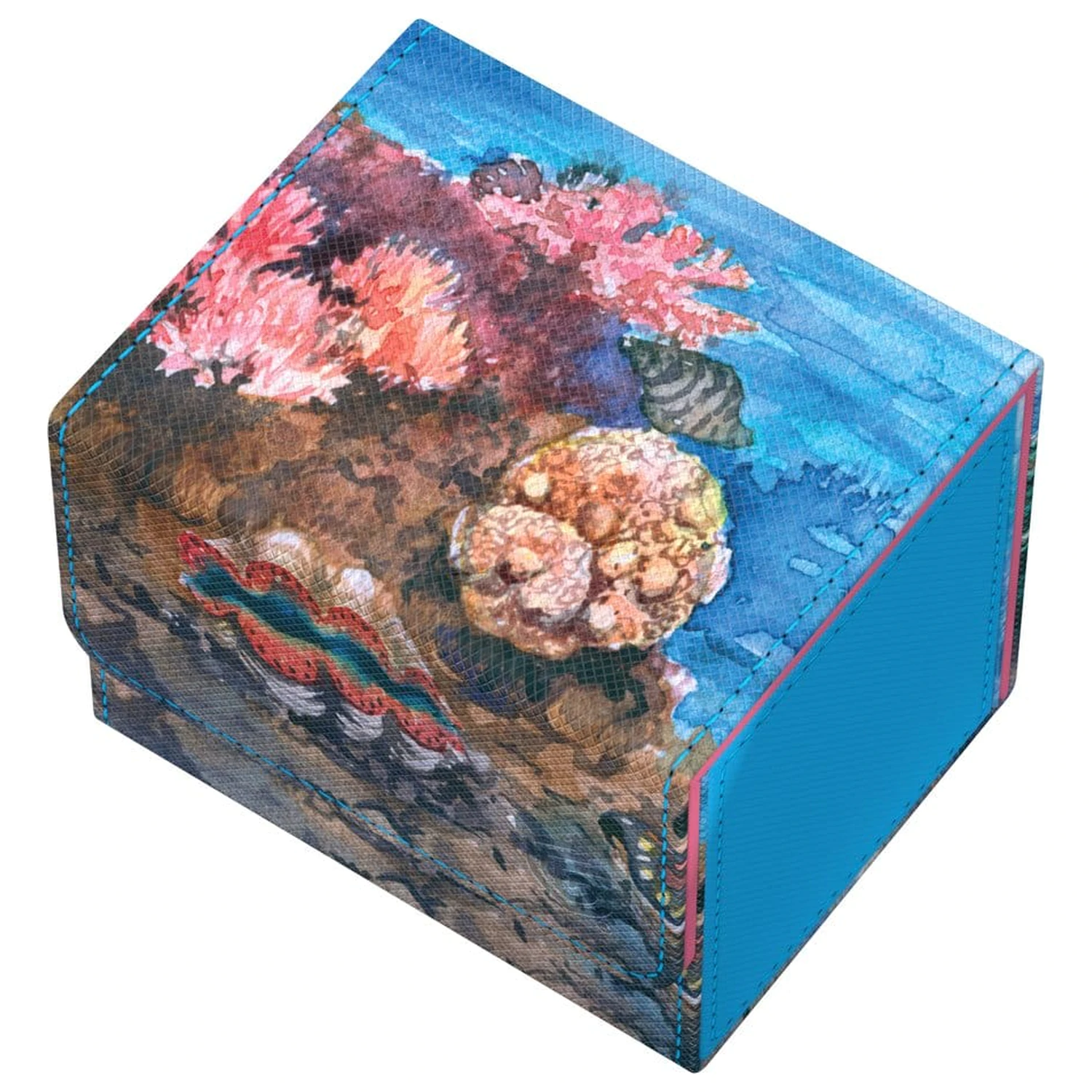 Ultimate Guard Sidewinder 100+ Xenoskin "Coral Places" - Seablue Hush fotografii produktu