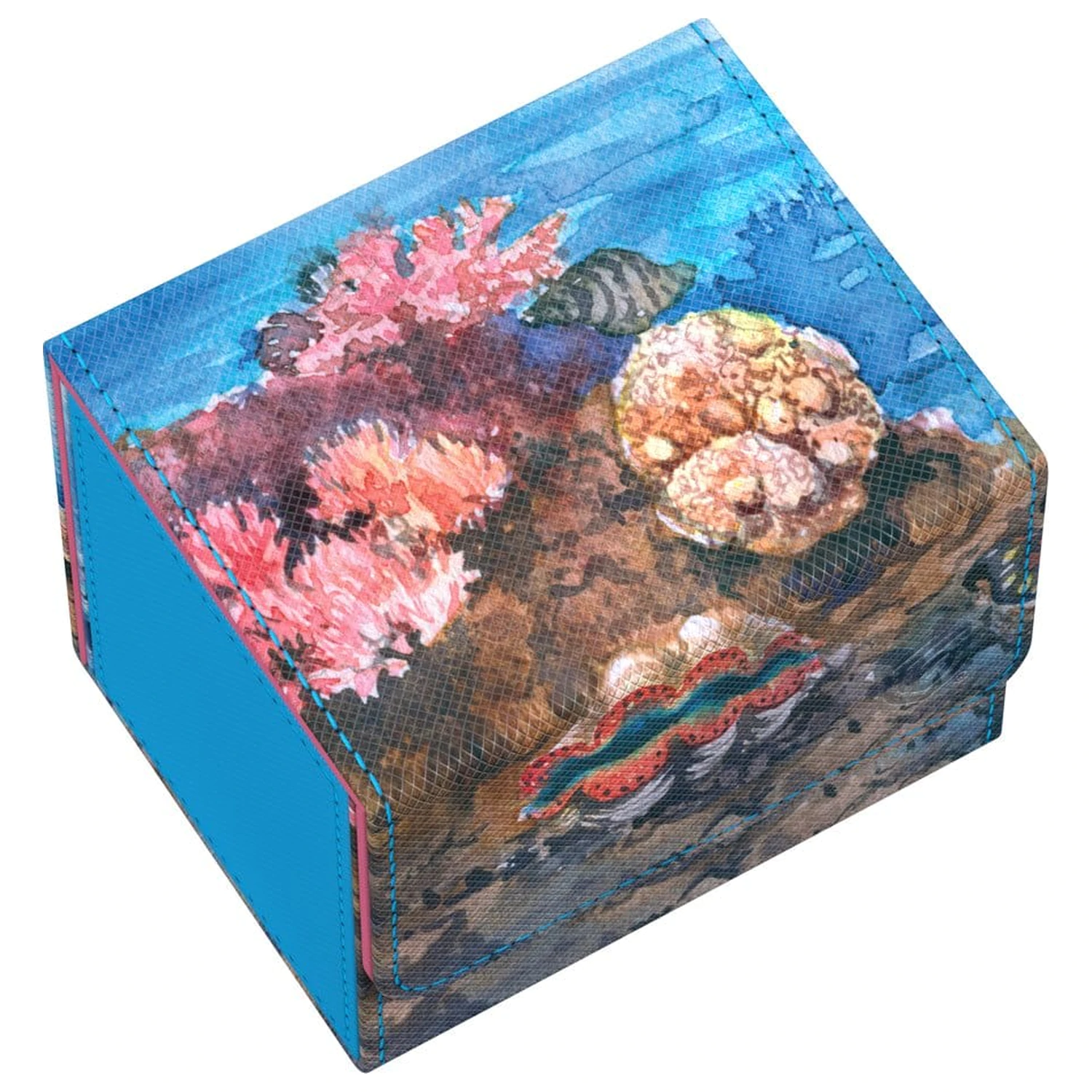 Ultimate Guard Sidewinder 100+ Xenoskin "Coral Places" - Seablue Hush fotografii produktu