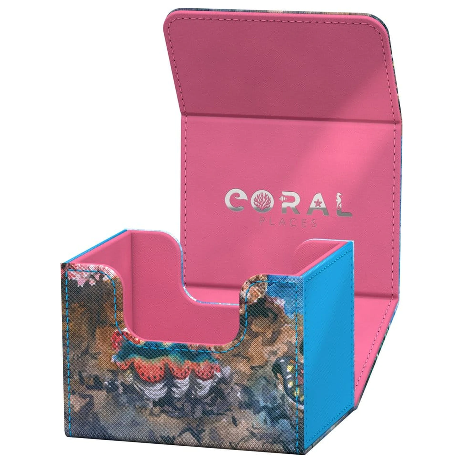Ultimate Guard Sidewinder 100+ Xenoskin "Coral Places" - Seablue Hush fotografii produktu