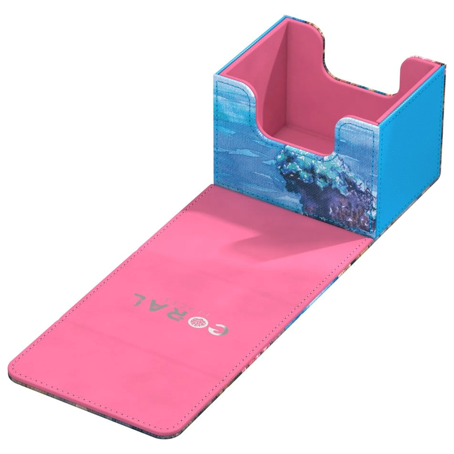 Ultimate Guard Sidewinder 100+ Xenoskin "Coral Places" - Seablue Hush fotografii produktu