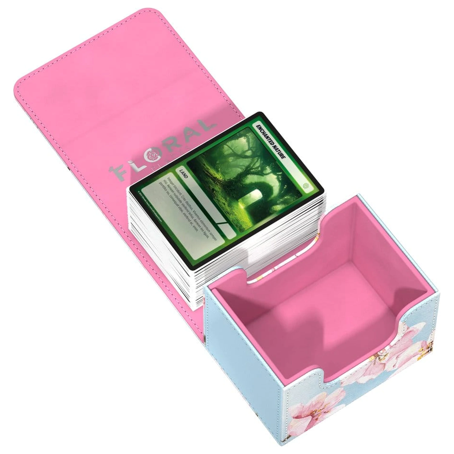 Ultimate Guard Sidewinder 100+ Xenoskin "Floral Places" - Cherry Blossom fotografii produktu