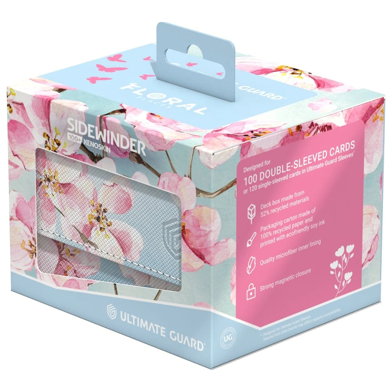 Ultimate Guard Sidewinder 100+ Xenoskin "Floral Places" - Cherry Blossom fotografii produktu
