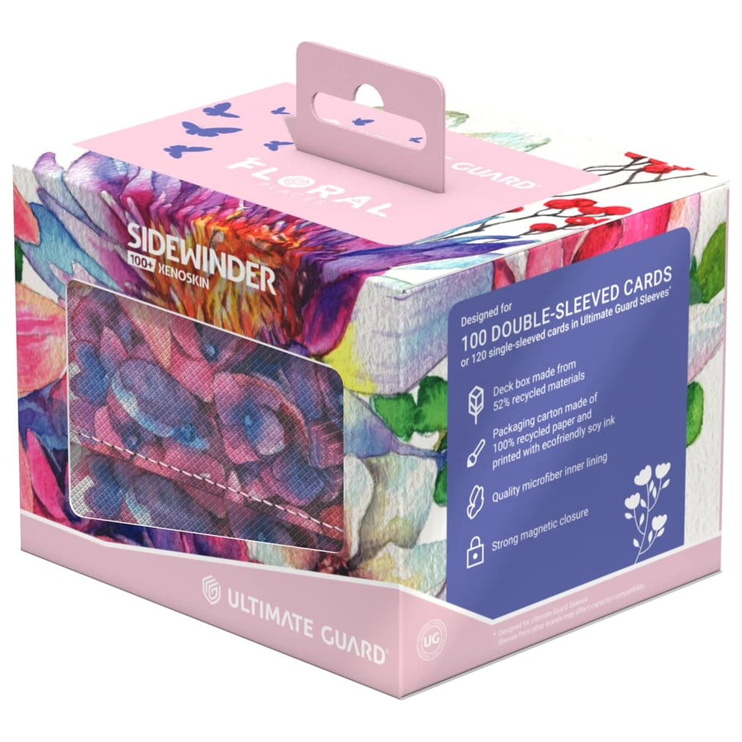 Ultimate Guard Sidewinder 100+ Xenoskin "Floral Places" - Lotus Bloom fotografii produktu