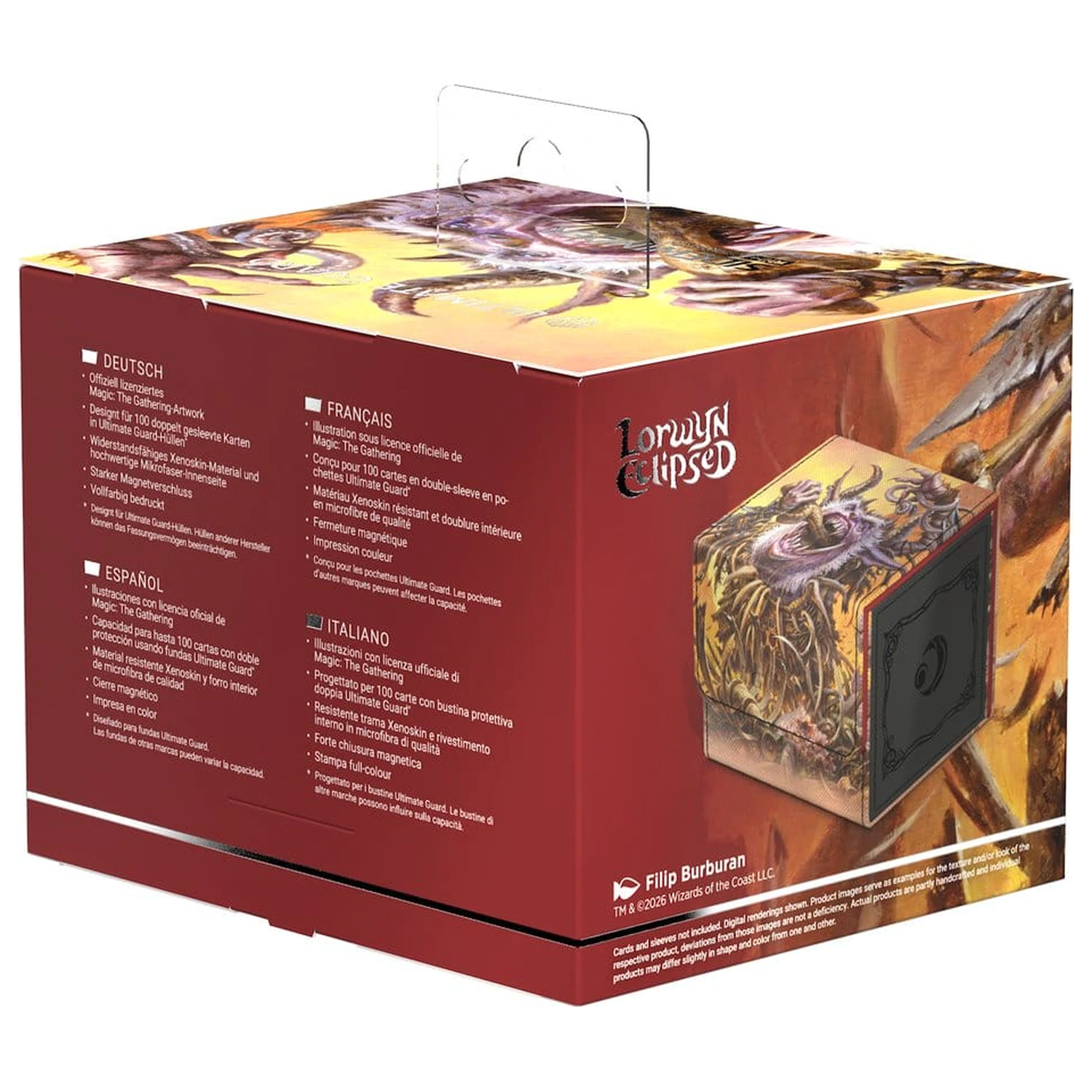 Ultimate Guard Sidewinder 100+ Xenoskin Magic: The Gathering "Lorwyn Eclipsed" - Gristle Glutton fotografii produktu
