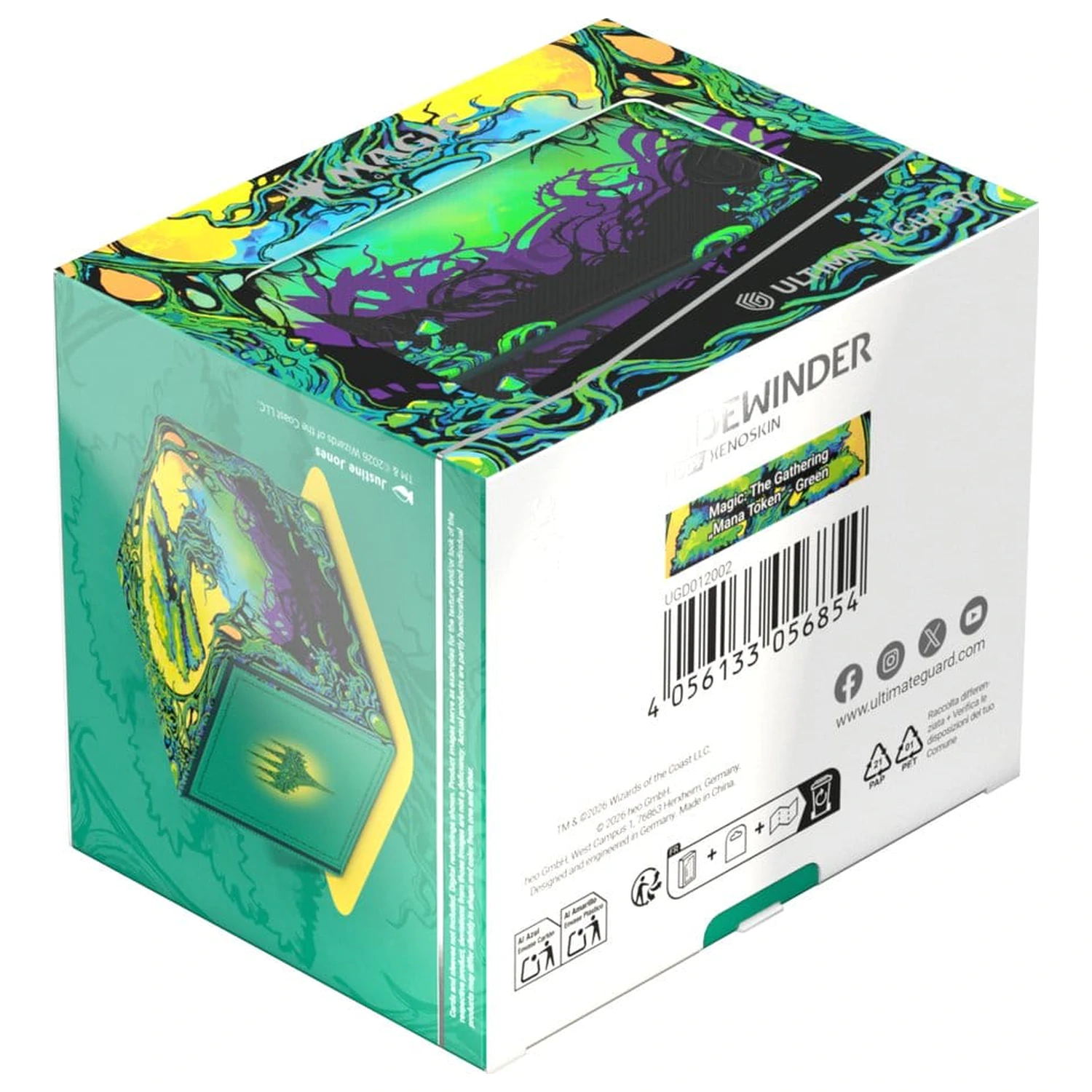 Ultimate Guard Sidewinder 100+ Xenoskin Magic: The Gathering "Mana Token" - Forest fotografii produktu