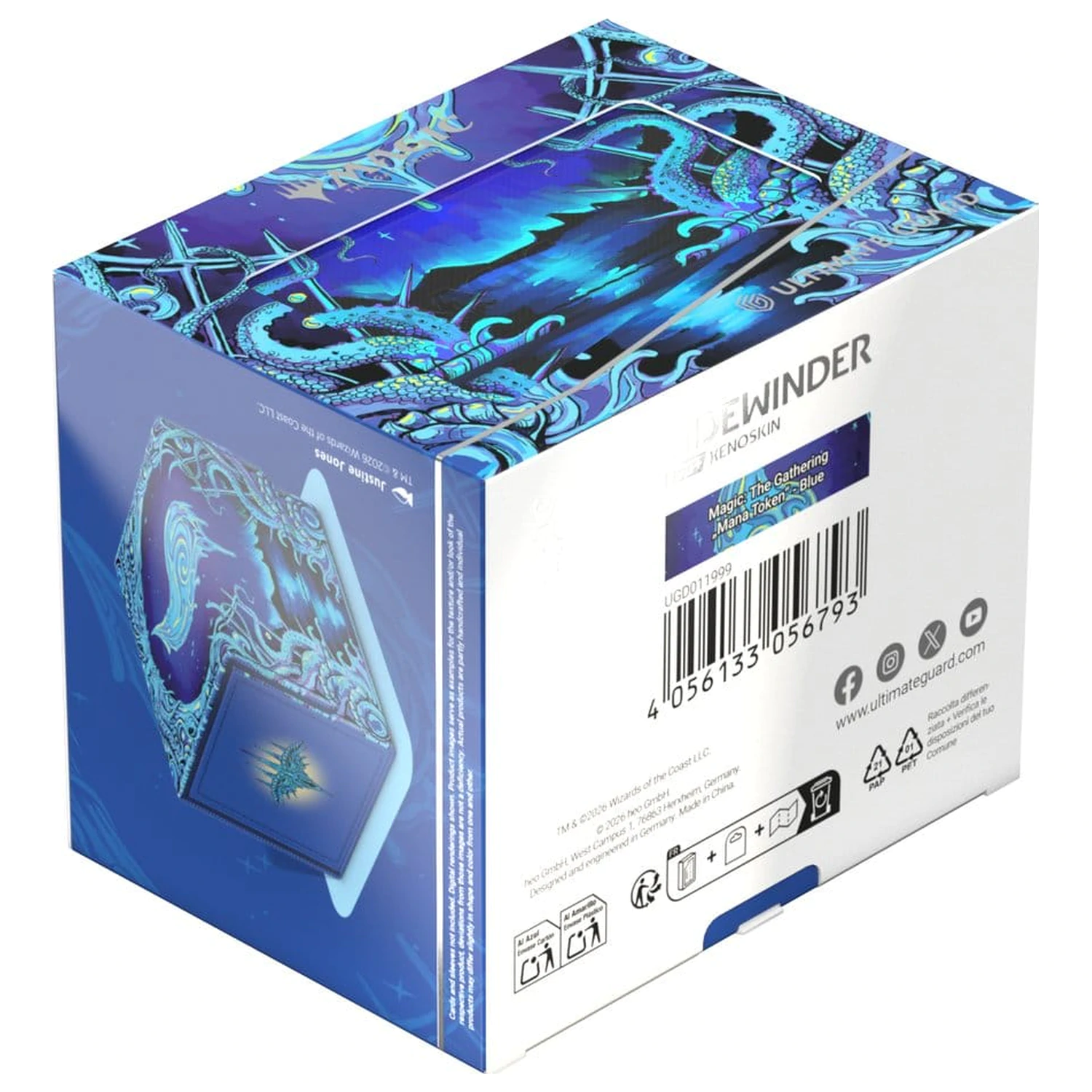 Ultimate Guard Sidewinder 100+ Xenoskin Magic: The Gathering "Mana Token" - Island fotografii produktu
