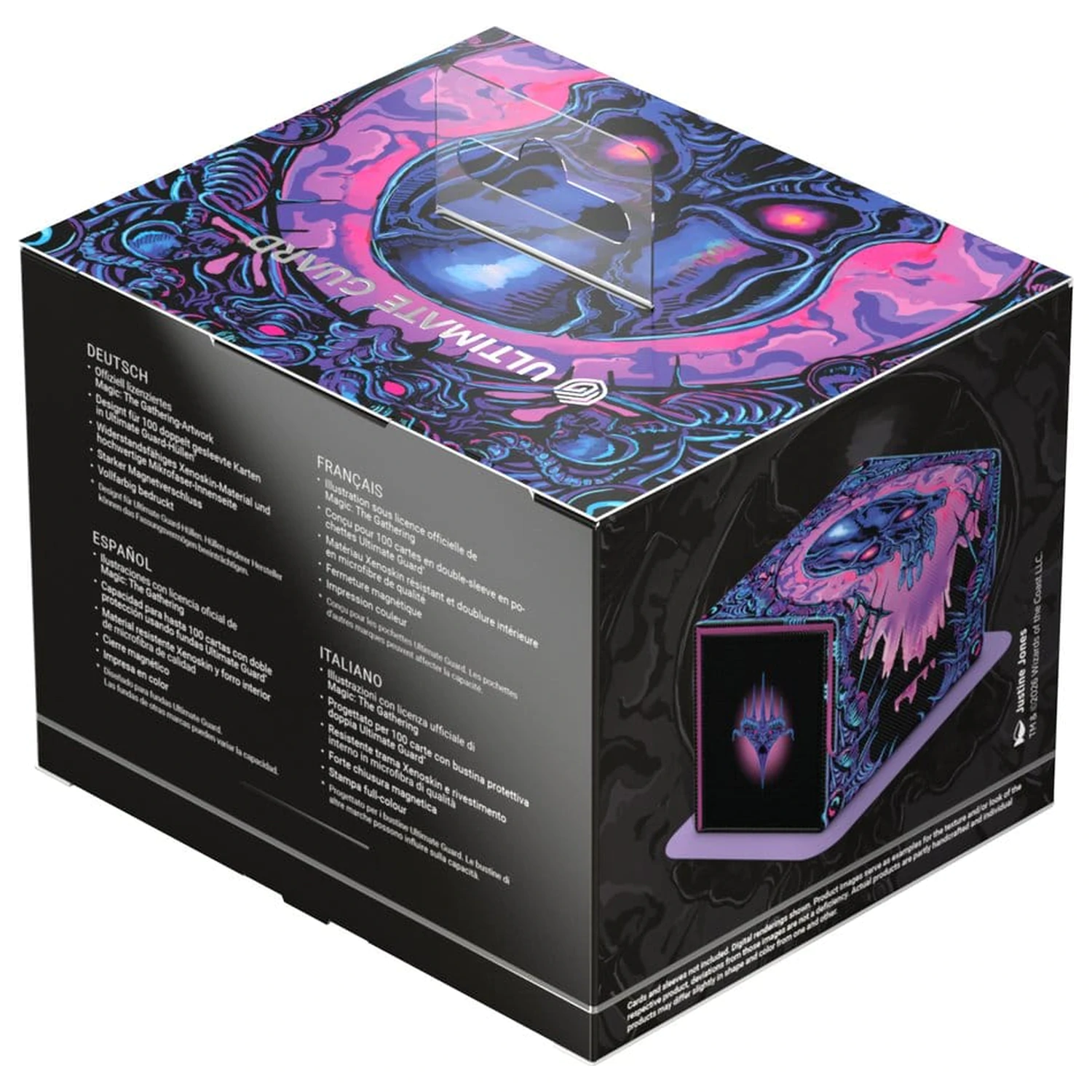 Ultimate Guard Sidewinder 100+ Xenoskin Magic: The Gathering "Mana Token" - Swamp fotografii produktu