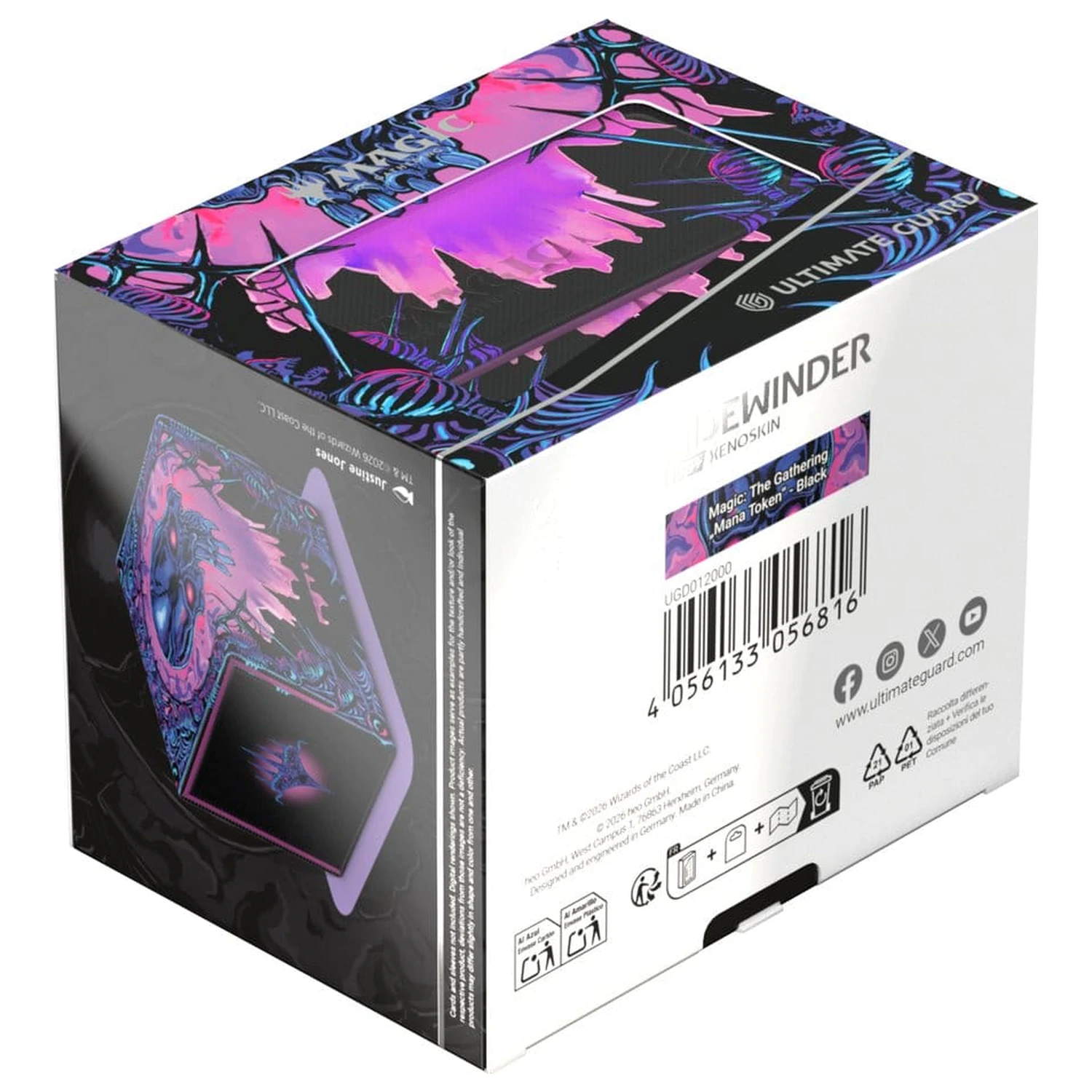 Ultimate Guard Sidewinder 100+ Xenoskin Magic: The Gathering "Mana Token" - Swamp fotografii produktu