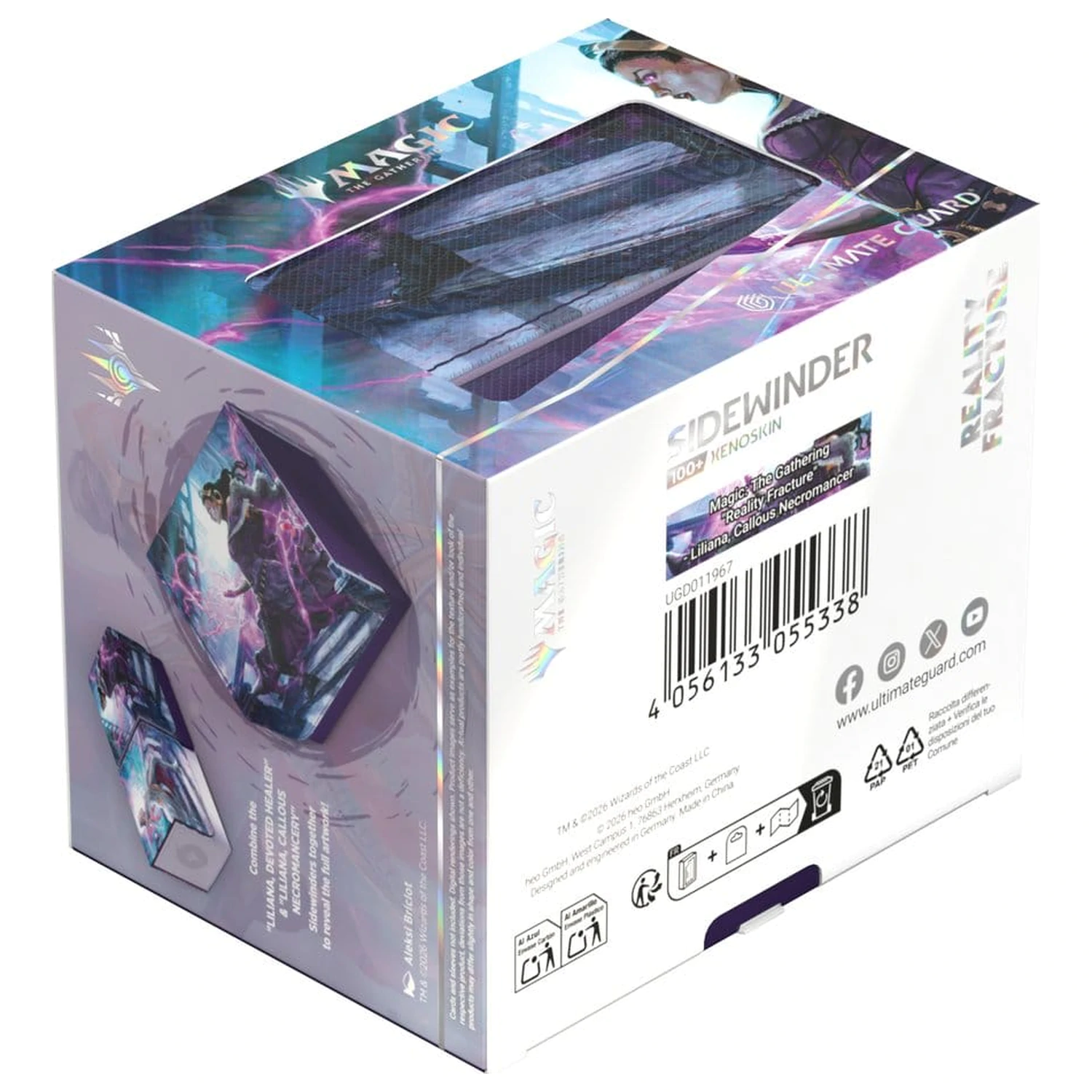 Ultimate Guard Sidewinder 100+ Xenoskin Magic: The Gathering "Reality Fracture" - Liliana, Callous Necromancer fotografii produktu