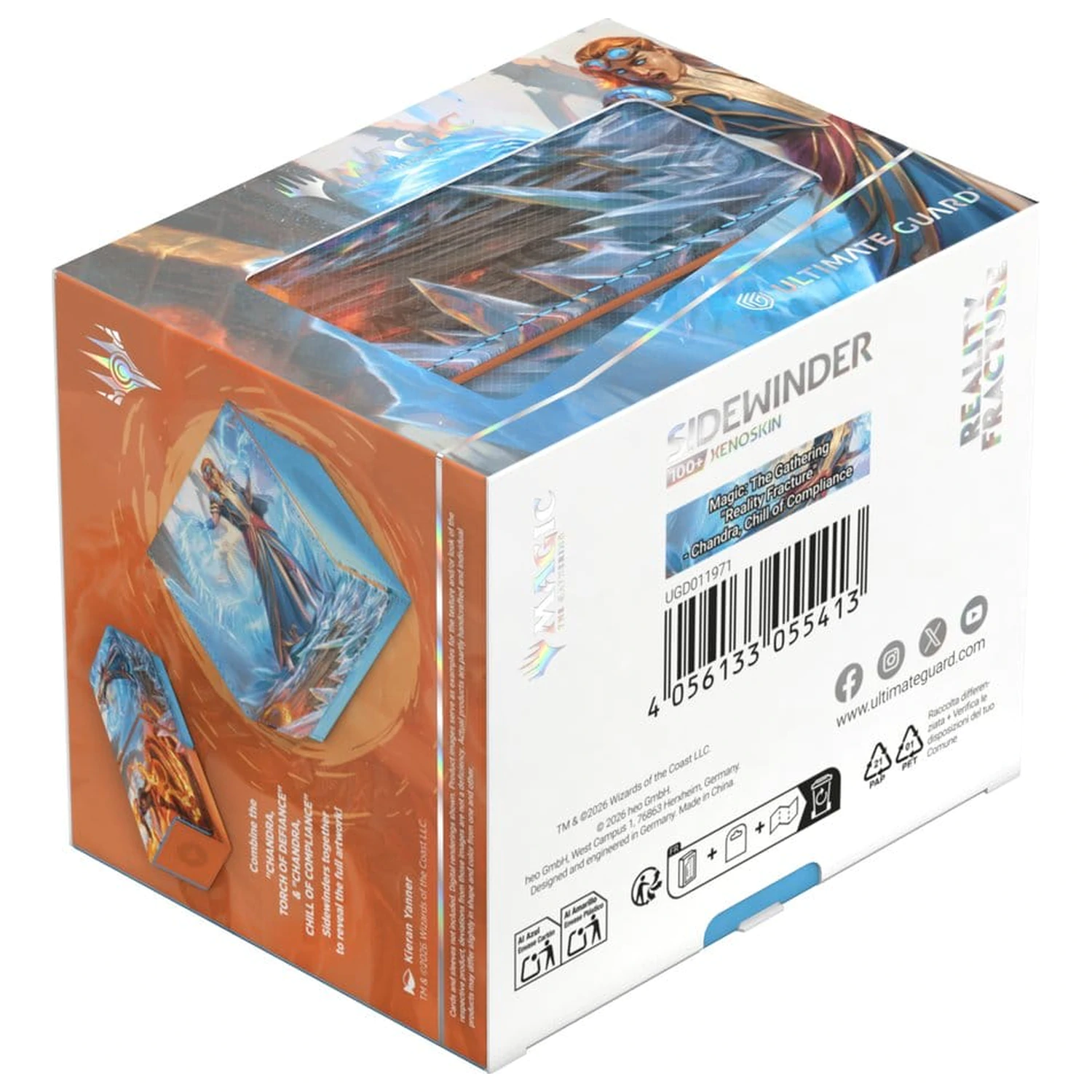 Ultimate Guard Sidewinder 100+ Xenoskin Magic: The Gathering "Reality Fracture" - Chandra, Chill of Compliance fotografii produktu