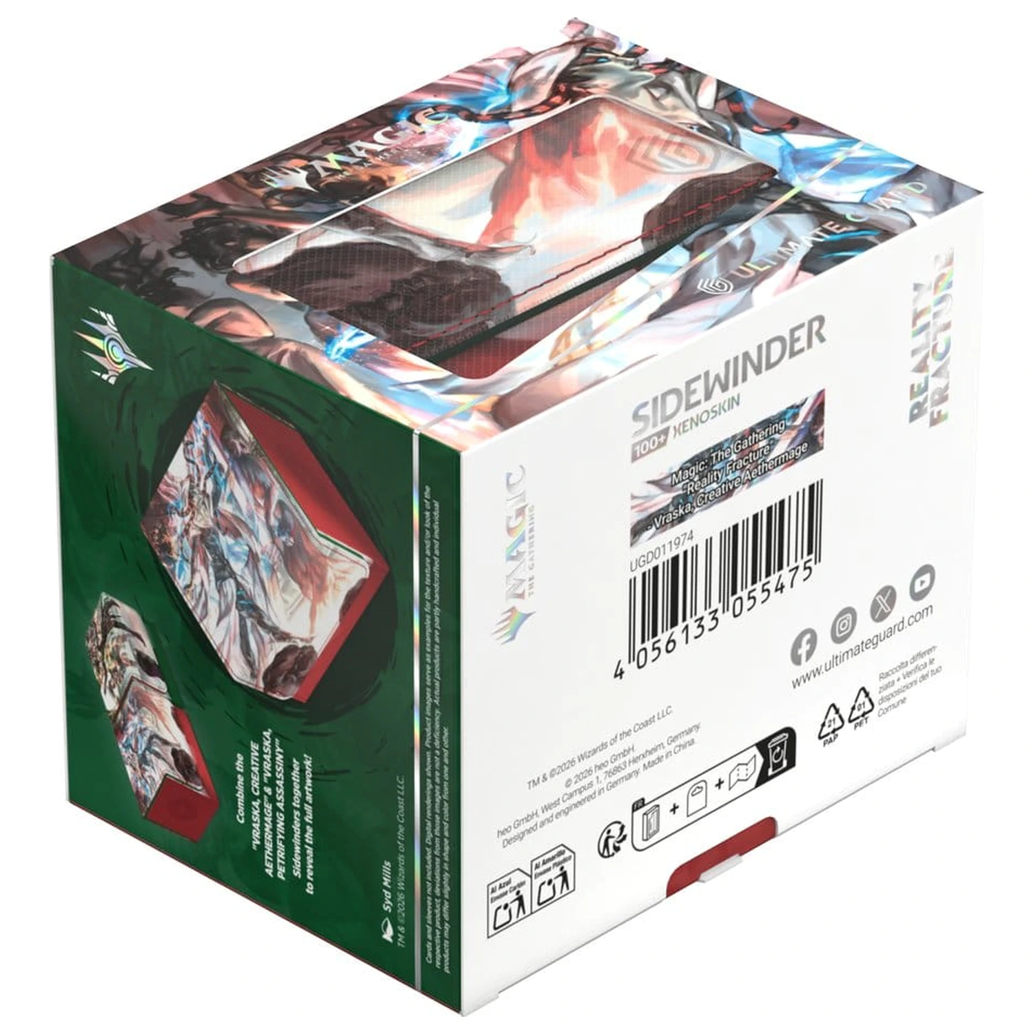 Ultimate Guard Sidewinder 100+ Xenoskin Magic: The Gathering "Reality Fracture" - Vraska, Creative Aethermage fotografii produktu