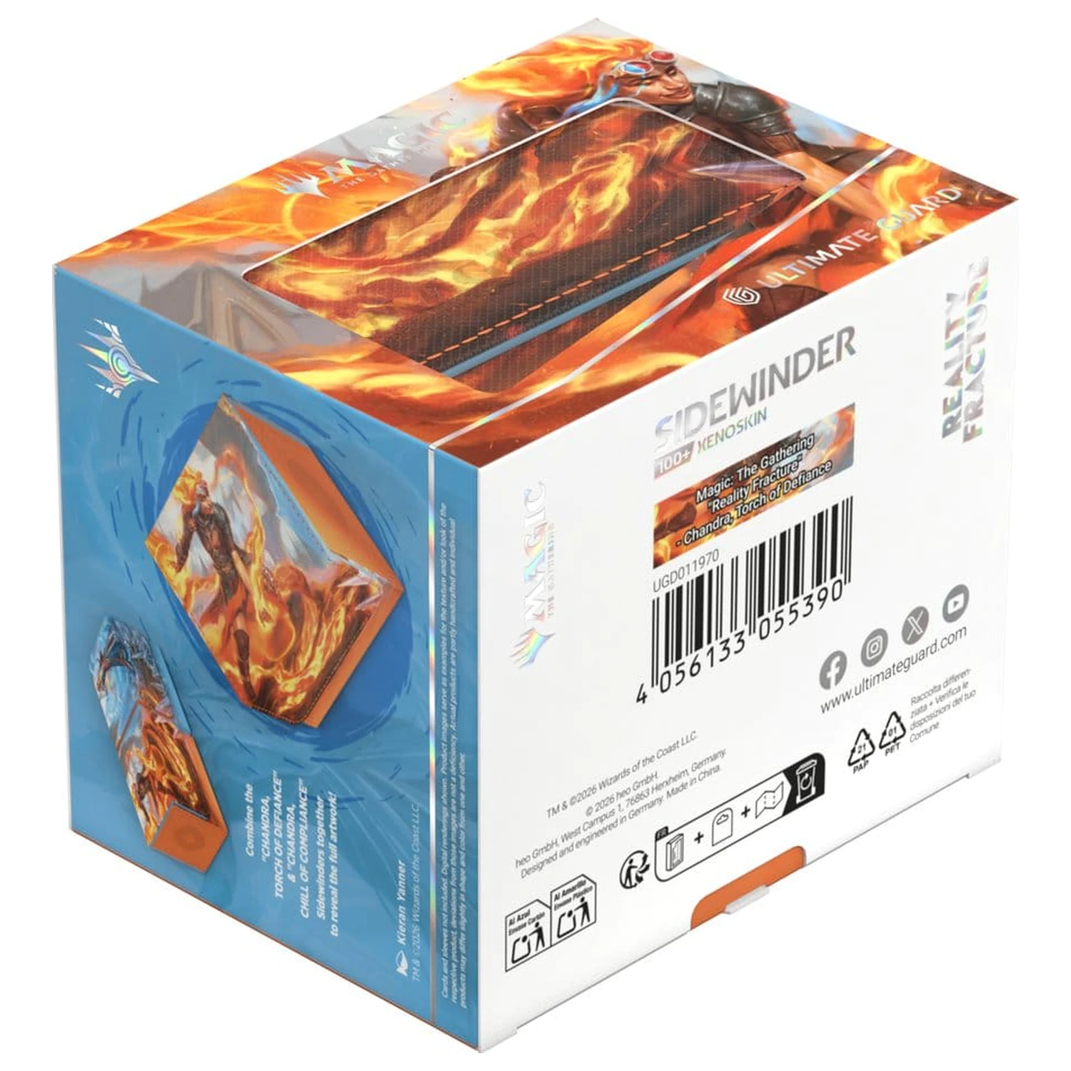 Ultimate Guard Sidewinder 100+ Xenoskin Magic: The Gathering "Reality Fracture" - Chandra, Torch of Defiance fotografii produktu