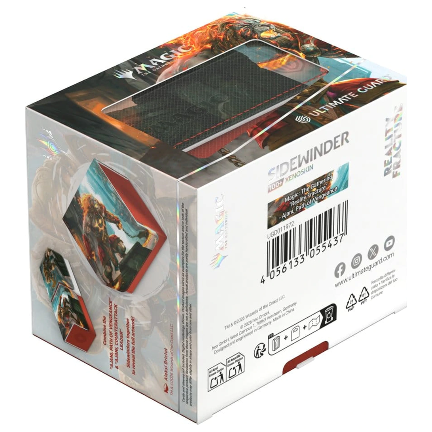Ultimate Guard Sidewinder 100+ Xenoskin Magic: The Gathering "Reality Fracture" - Ajani, Path of Vengeance fotografii produktu