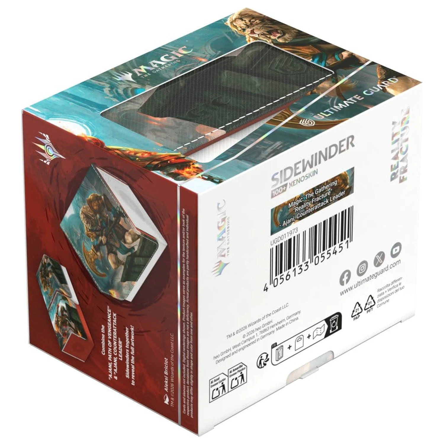 Ultimate Guard Sidewinder 100+ Xenoskin Magic: The Gathering "Reality Fracture" - Ajani, Counterattack Leader fotografii produktu