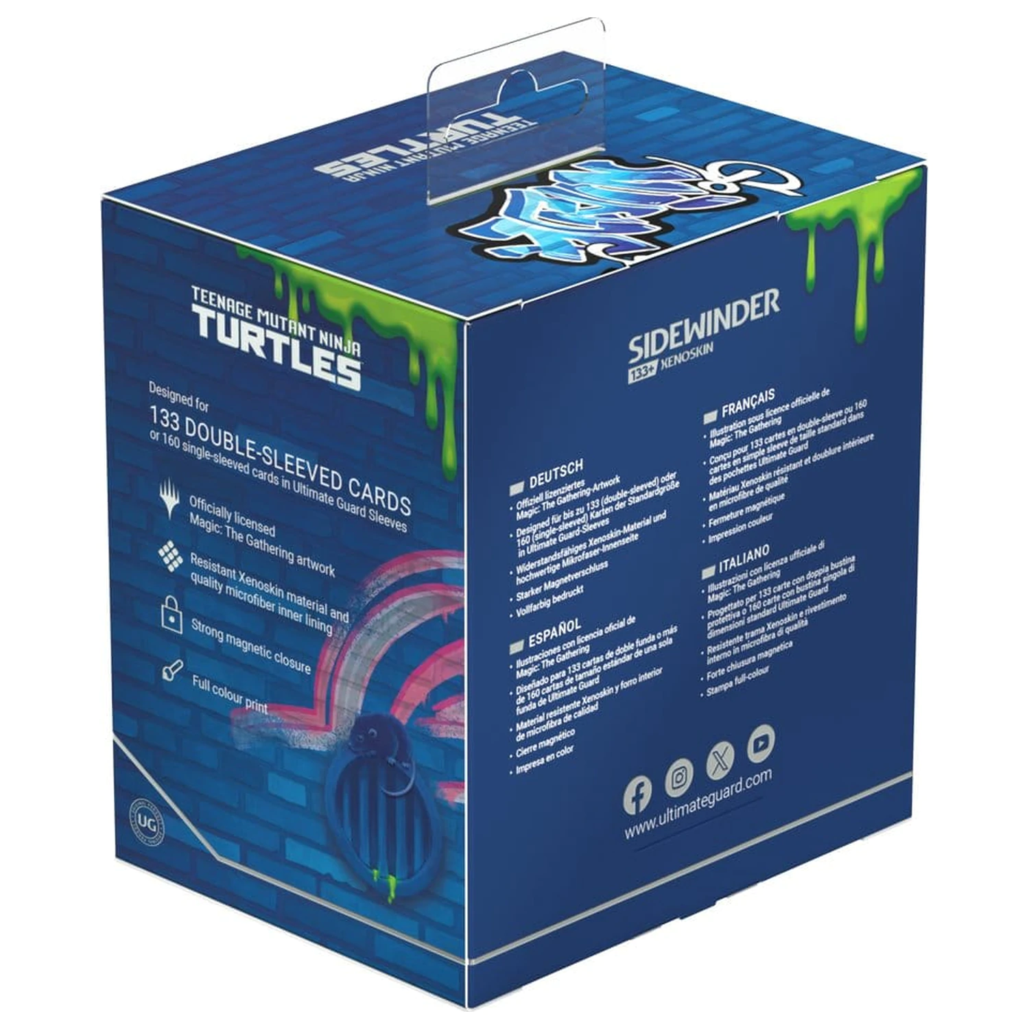 Ultimate Guard Sidewinder 133+ Xenoskin Magic: The Gathering | Teenage Mutant Ninja Turtles - Sewer Walls fotografii produktu