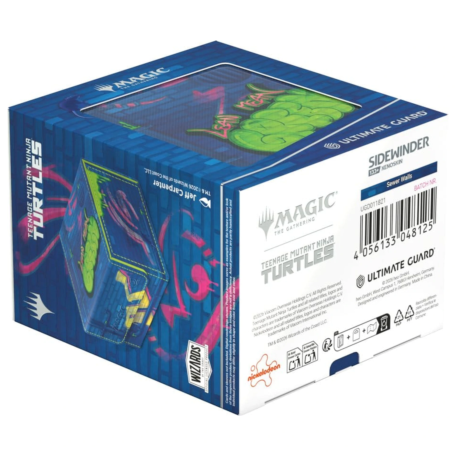 Ultimate Guard Sidewinder 133+ Xenoskin Magic: The Gathering | Teenage Mutant Ninja Turtles - Sewer Walls fotografii produktu