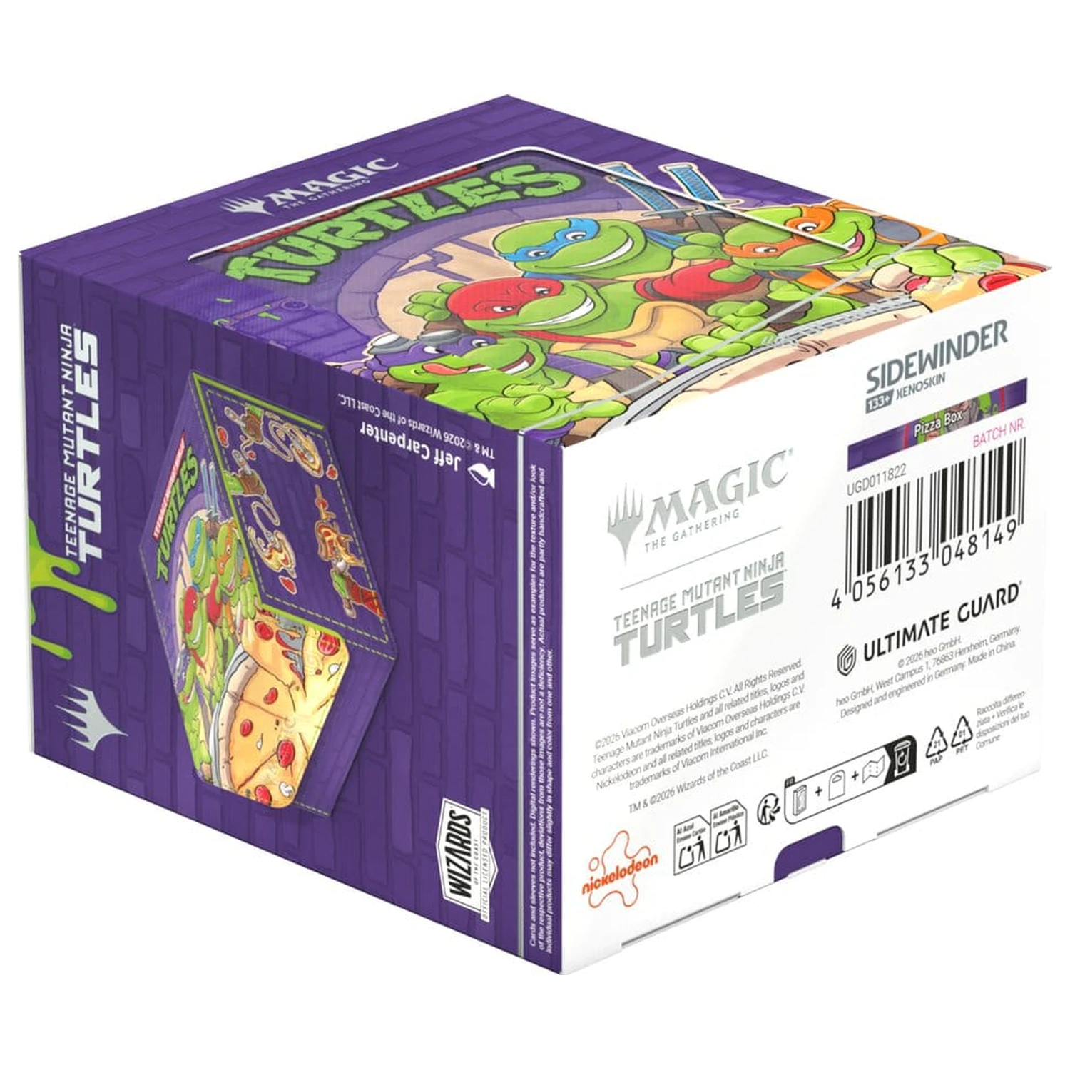 Ultimate Guard Sidewinder 133+ Xenoskin Magic: The Gathering | Teenage Mutant Ninja Turtles - Pizza box fotografii produktu