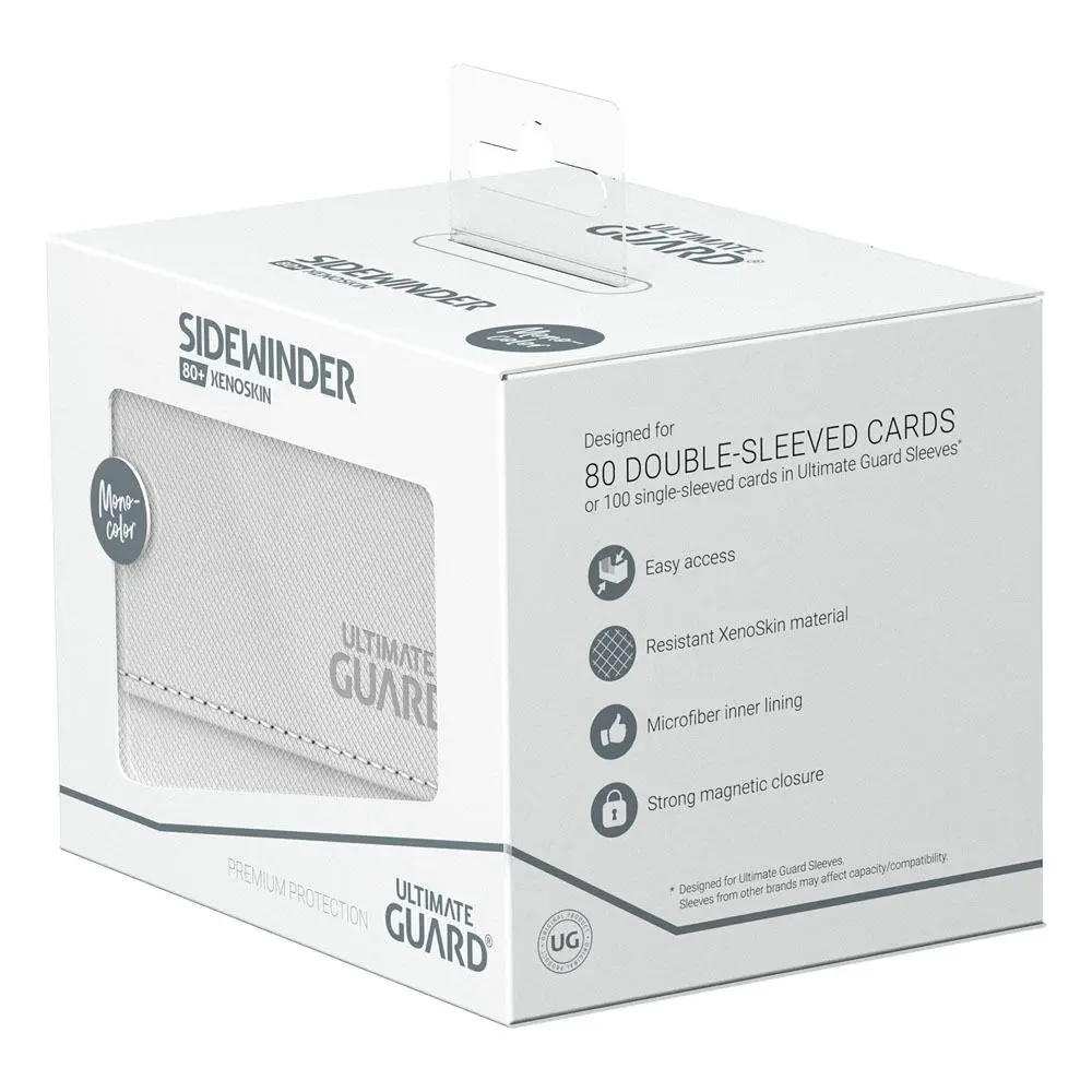 Ultimate Guard Sidewinder 80+ XenoSkin Monocolor Bílá fotografii produktu