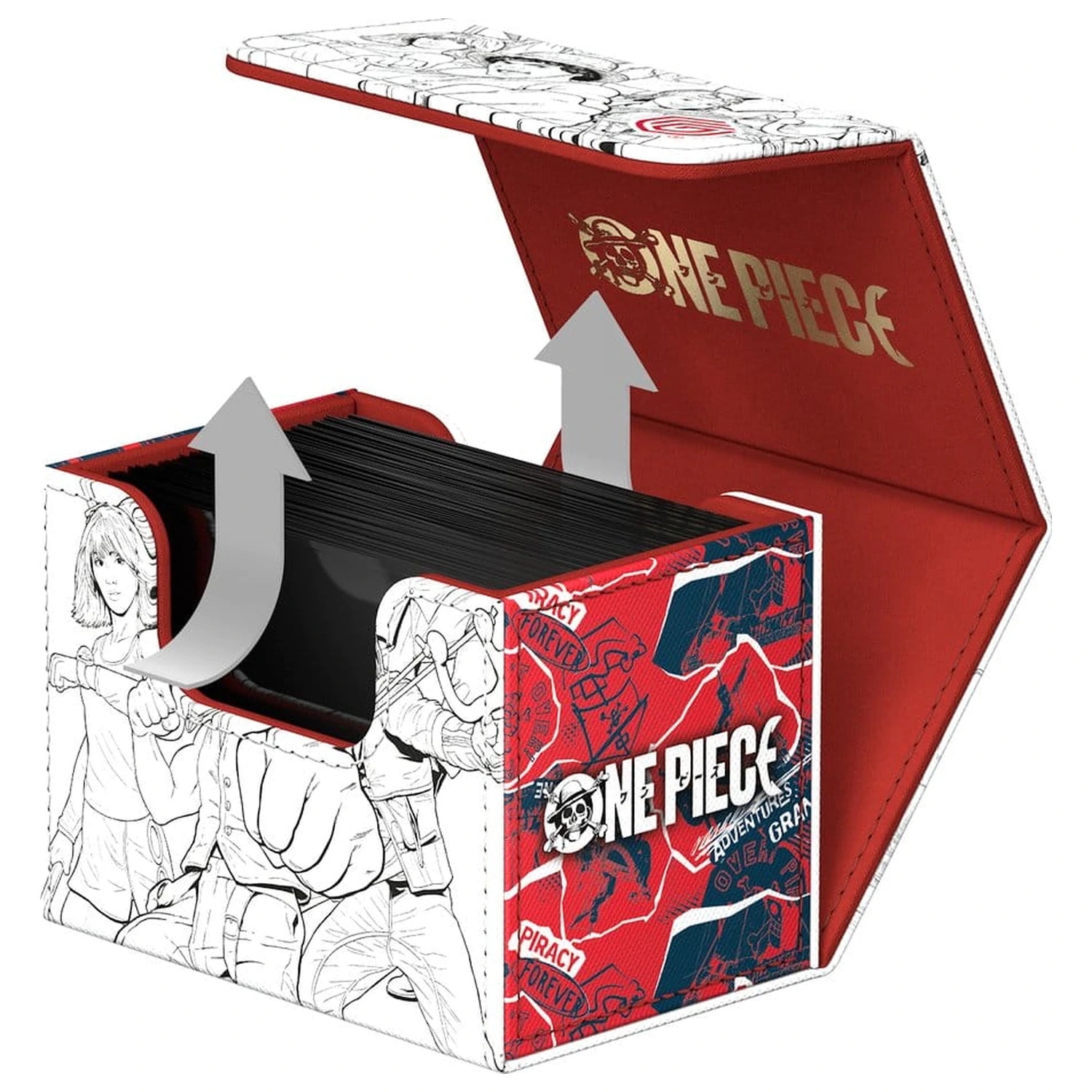 Ultimate Guard Sidewinder 80+ Xenoskin One Piece - Sketch fotografii produktu