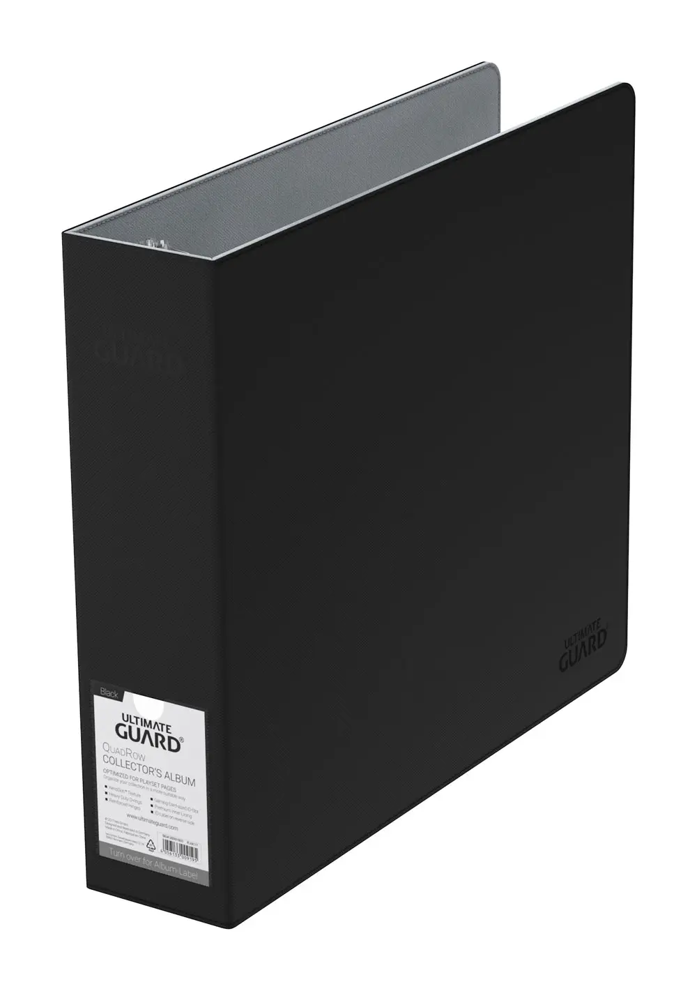 Ultimate Guard Supreme Sběratelské album QuadRow 3-Ring XenoSkin Black fotografii produktu
