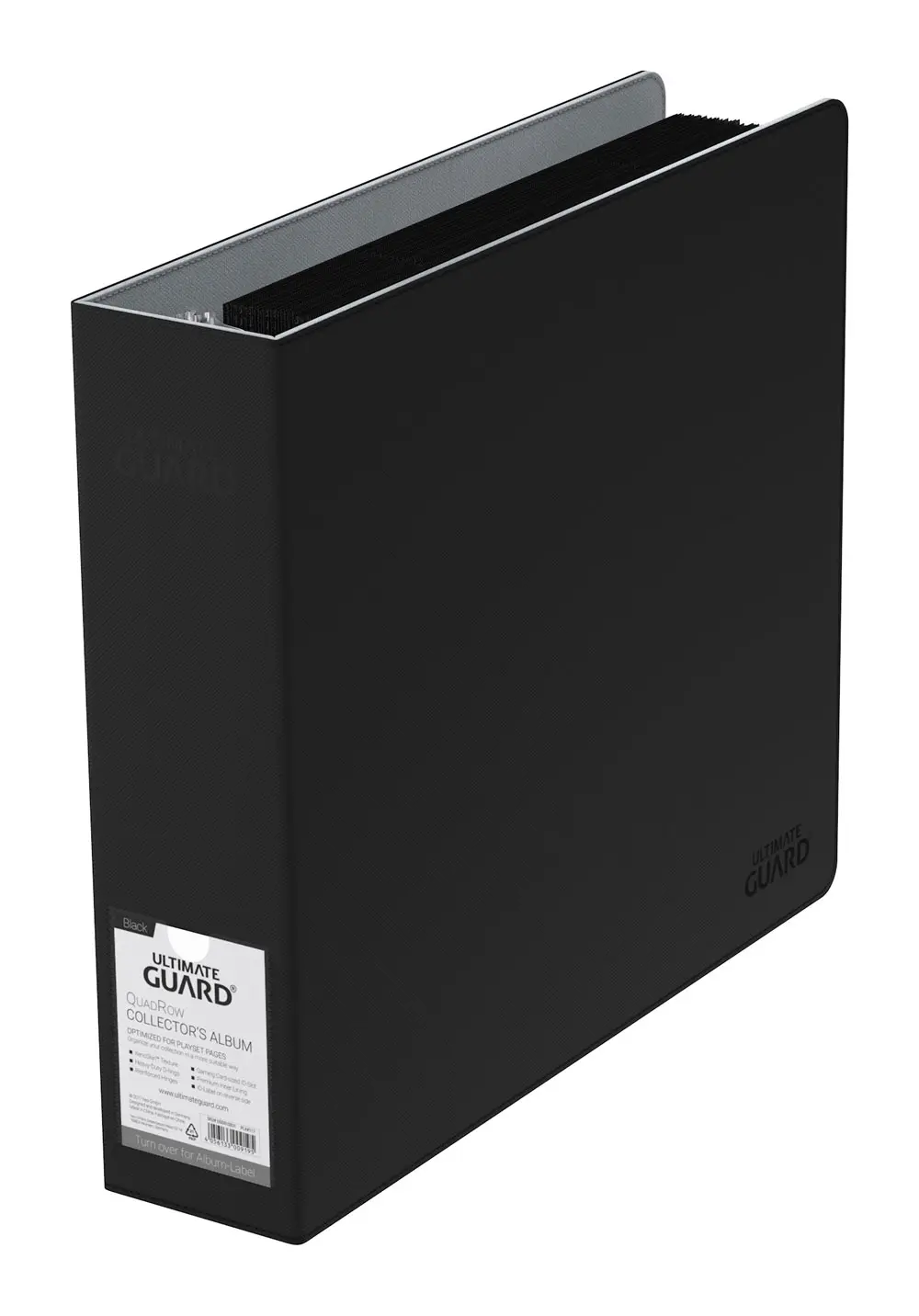 Ultimate Guard Supreme Sběratelské album QuadRow 3-Ring XenoSkin Black fotografii produktu