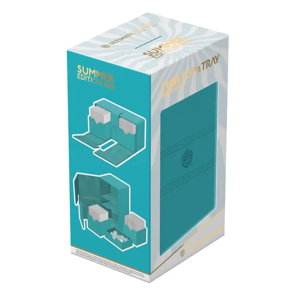 Ultimate Guard Dvojitý Flip'n'Tray 200+ Xenoskin "Summer Edition 2025" - Lagoon fotografii produktu