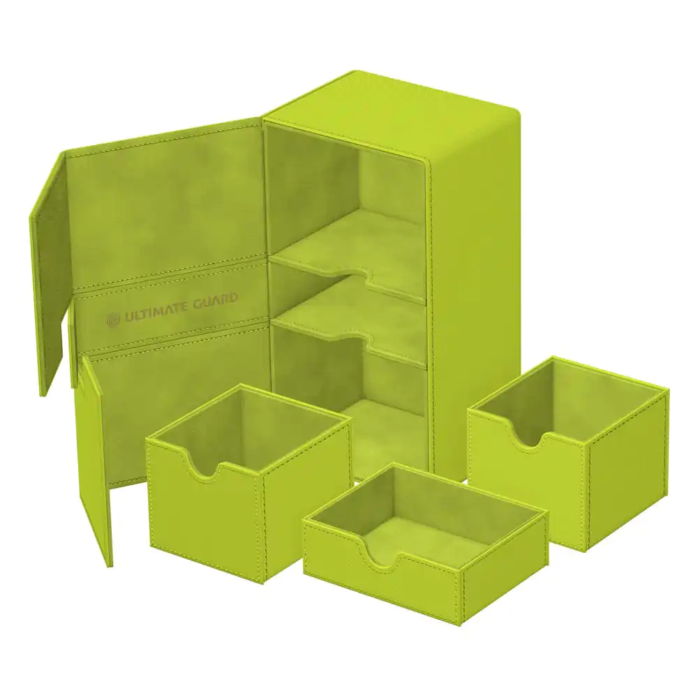 Ultimate Guard Twin Flip'n'Tray 200+ Xenoskin "Summer Edition 2025" - Lime fotografii produktu