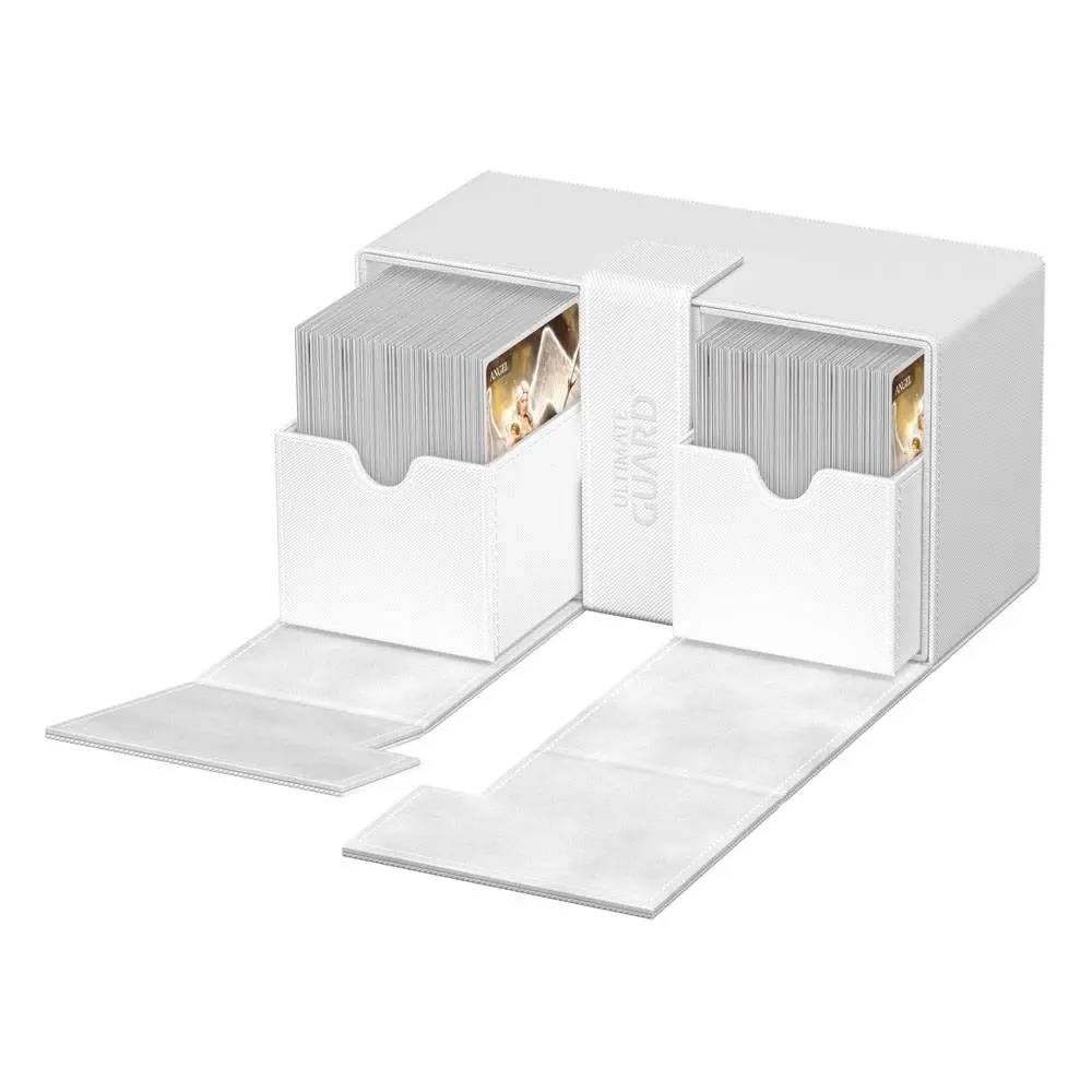 Ultimate Guard Twin Flip`n`Tray 200+ XenoSkin Monocolor Bílá fotografii produktu