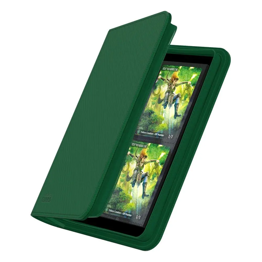 Ultimate Guard Zipfolio 160 - 8-kapsový pořadač XenoSkin zelený fotografii produktu